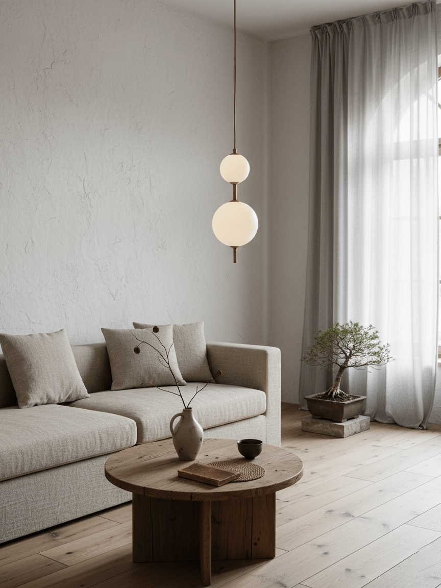 vertical-globe-pendant-lamp-anzaz-Brass & Glass ball-10
