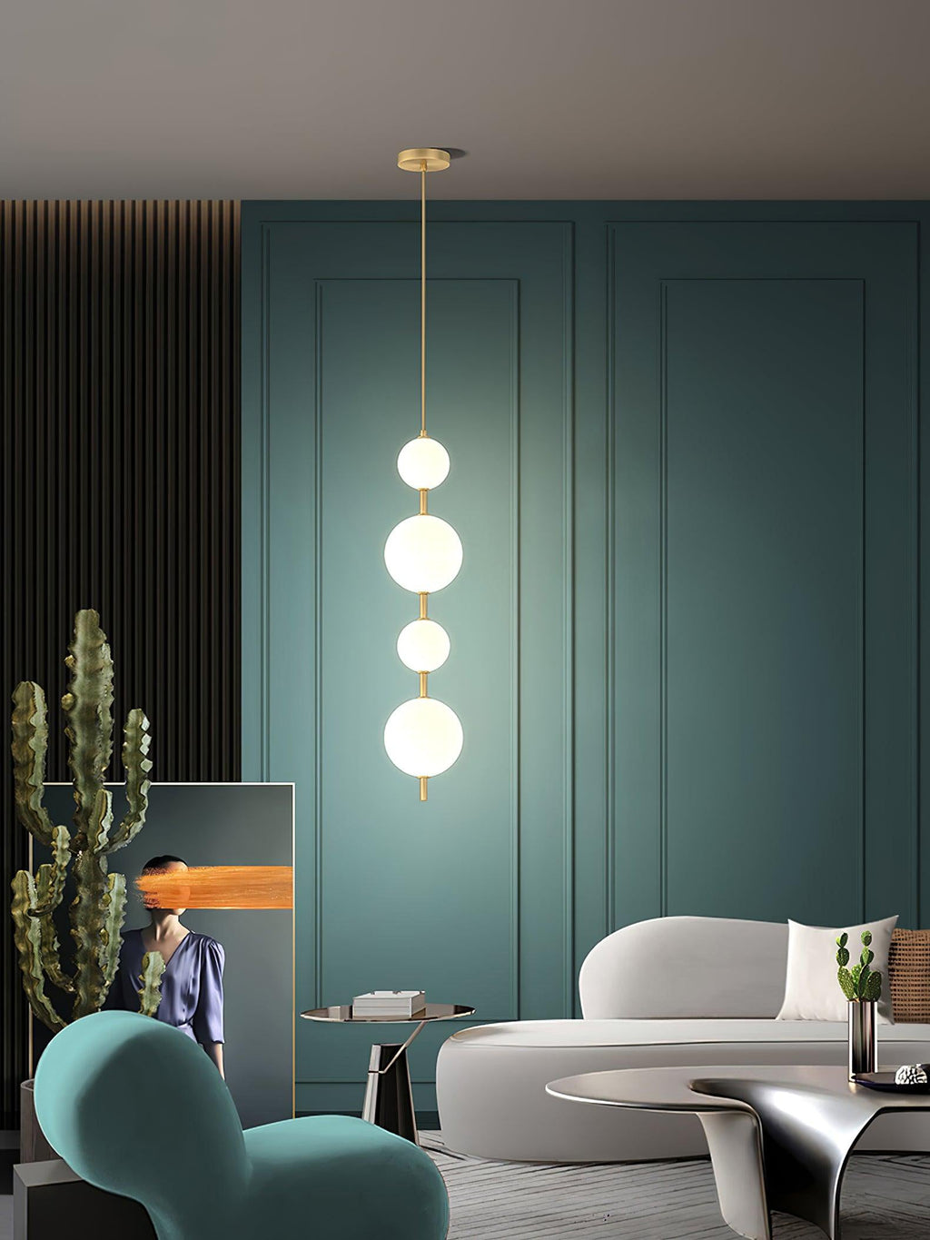 vertical-globe-pendant-lamp-anzaz-Brass & Glass ball-11