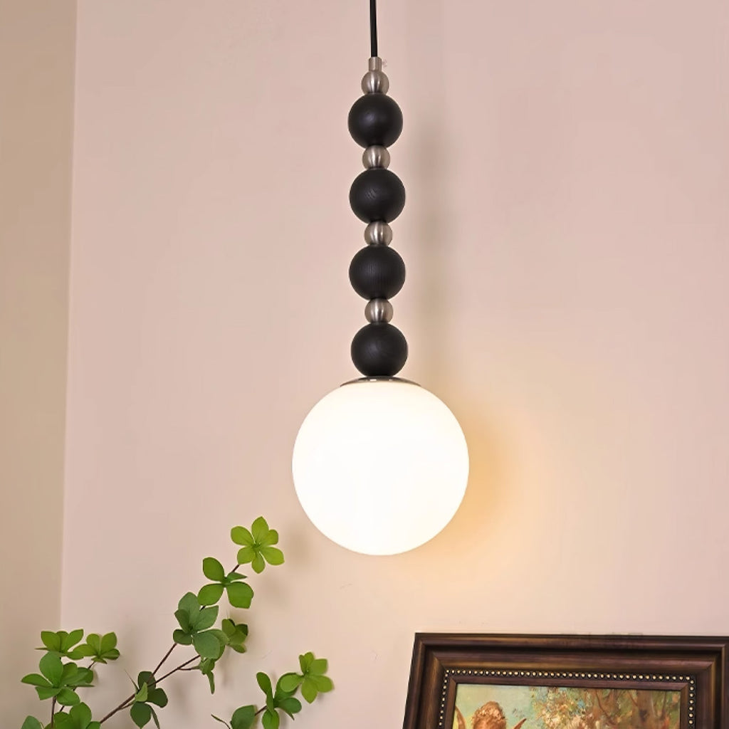 vertical-walnut-balls-pendant-lamp-anzaz-Black & Chrome-2