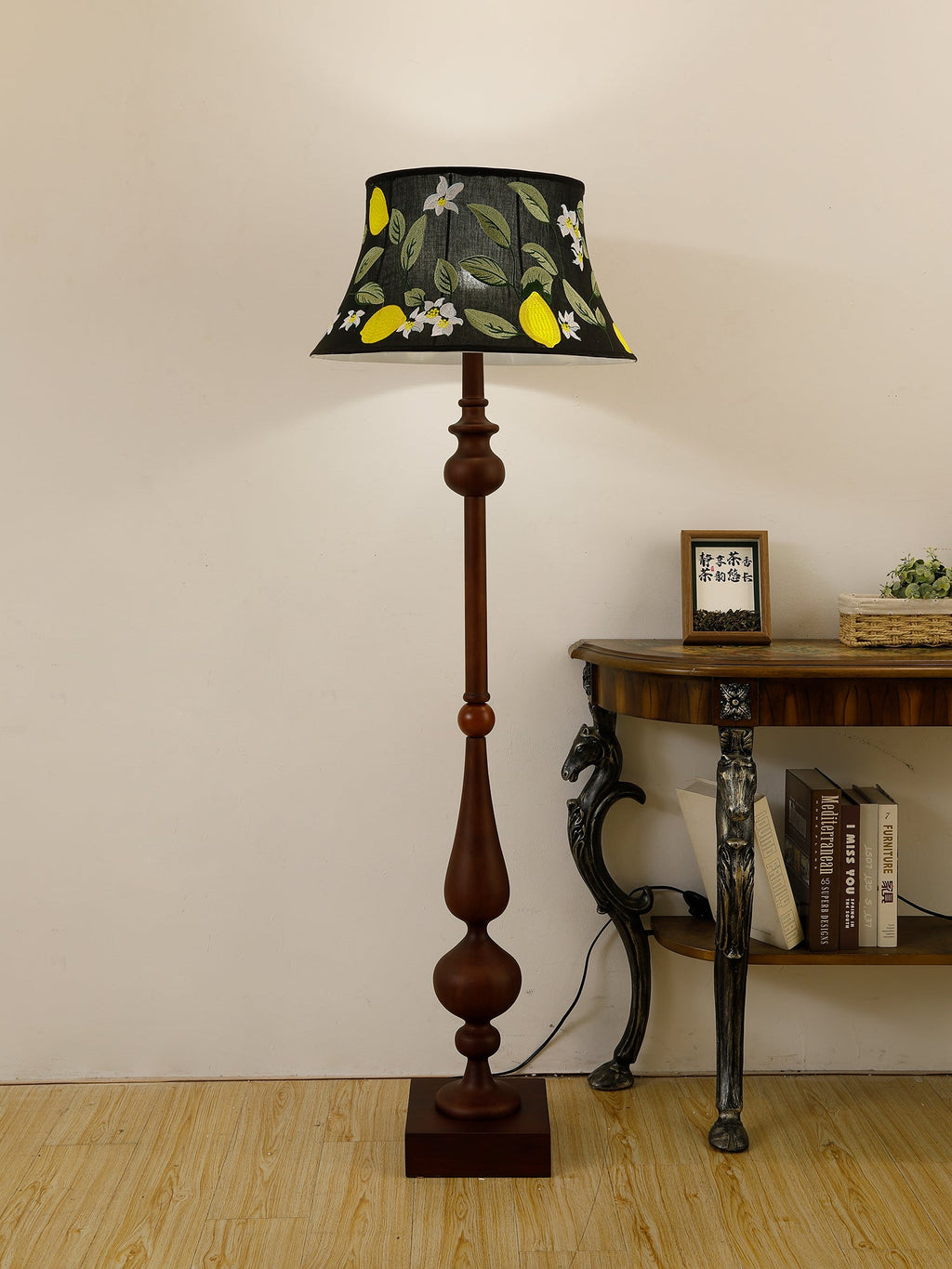 victoria-floor-lamp-anzaz-Walnut Color & Black-6