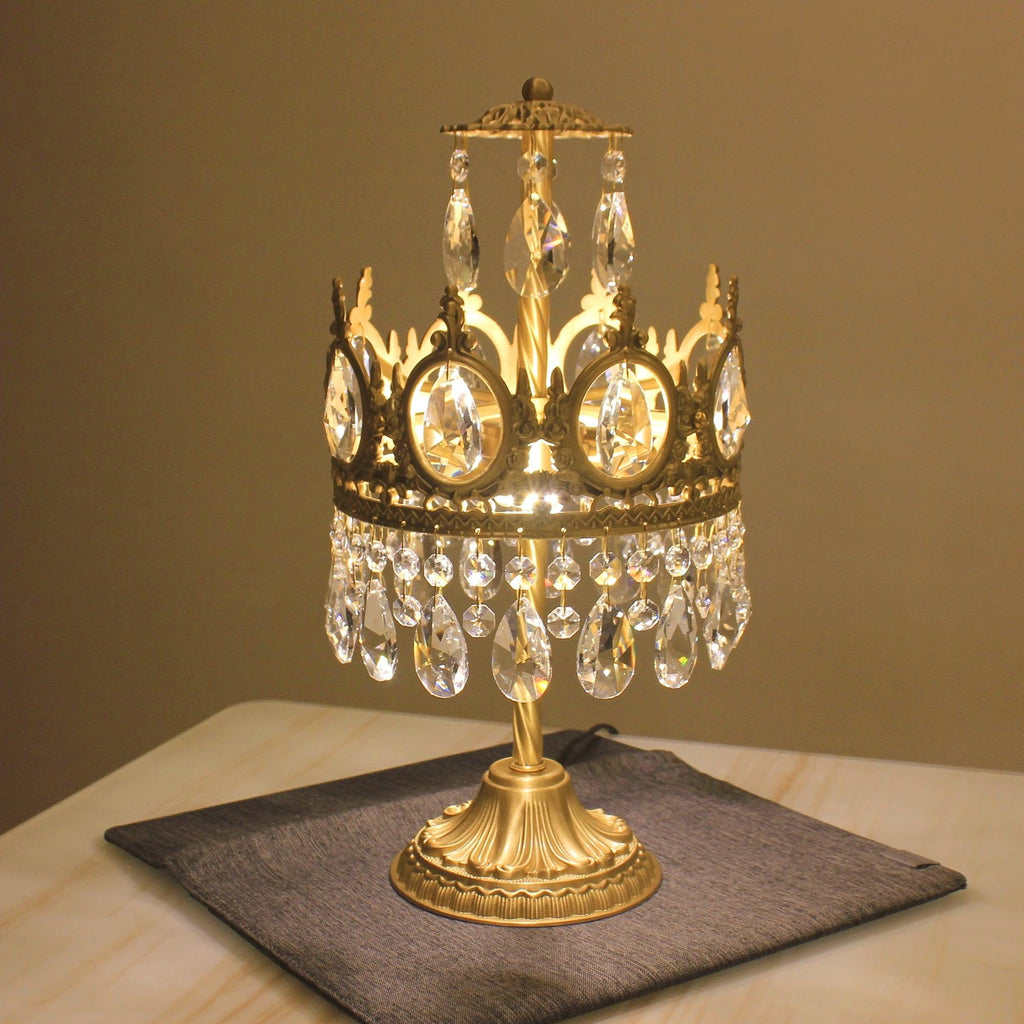 vintage-crystal-table-light-anzaz-Copper plating-3