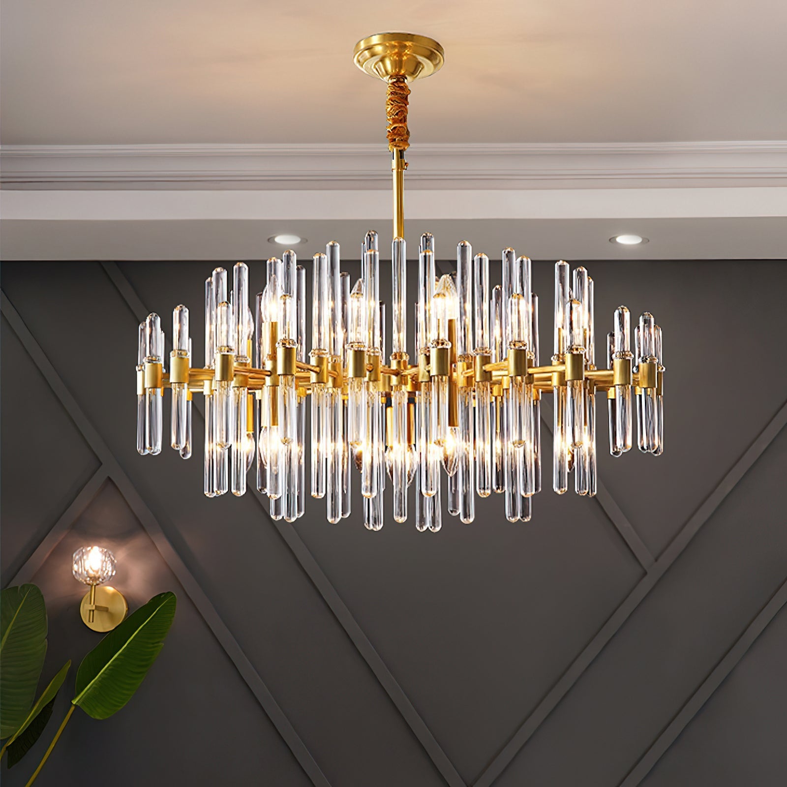 brass-chandelier-with-clear-glass-rods-shade-anzaz--55