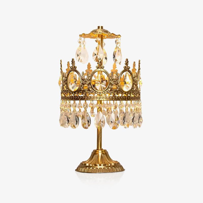 vintage-crystal-table-light-anzaz-Copper plating-1