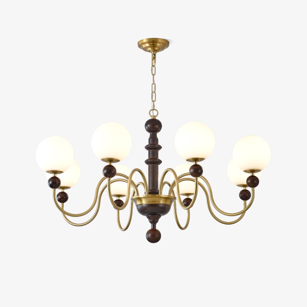 vintage-curved-sphere-chandelier-anzaz-Walnut Color & Gold-1