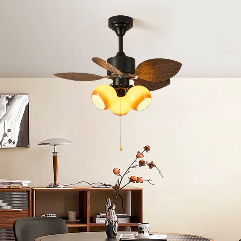 vintage-leaf-ceiling-fan-light-anzaz-Walnut Color-4