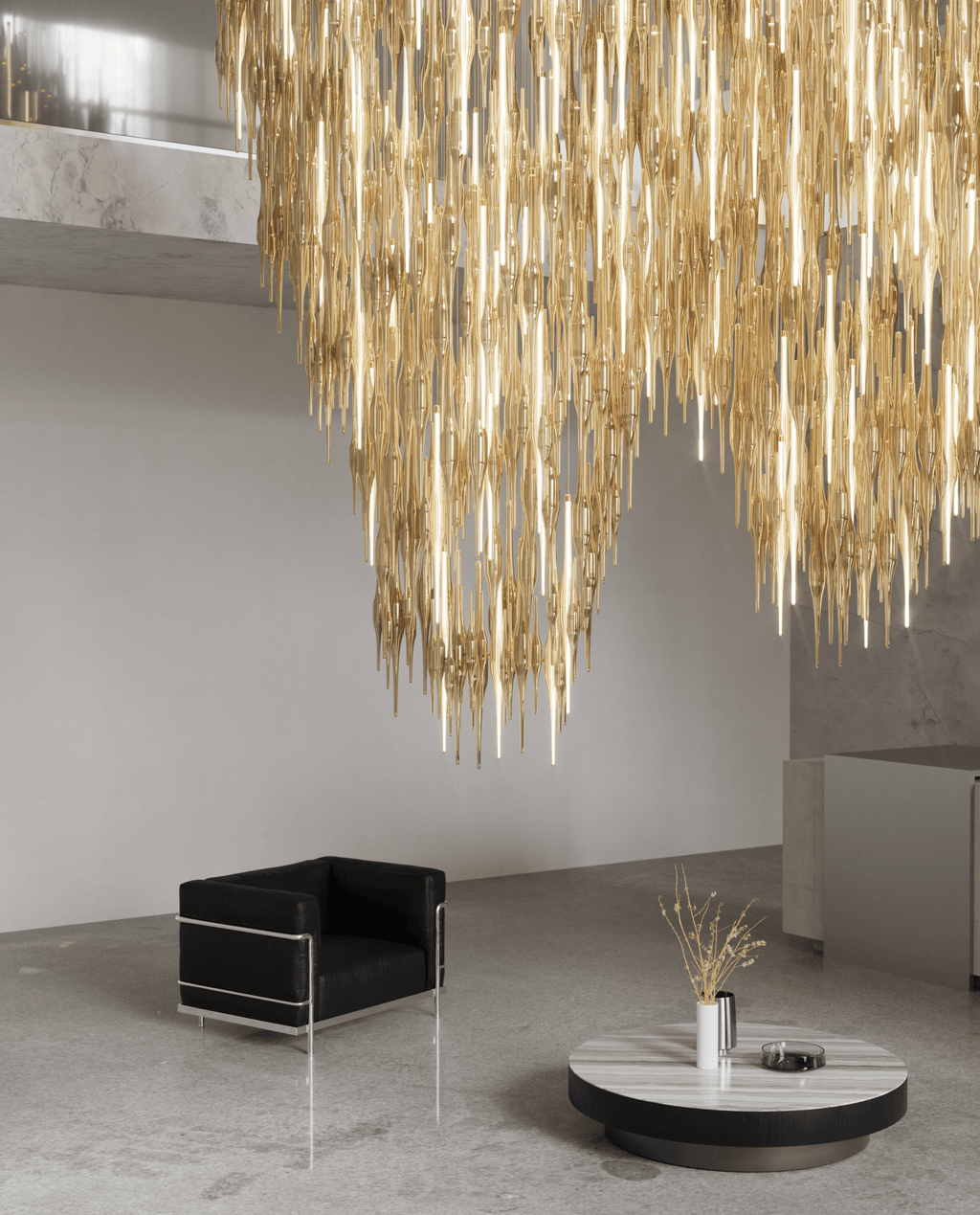 vitara-glass-drop-customize-chandelier-anzaz-No Ceiling Plate-3