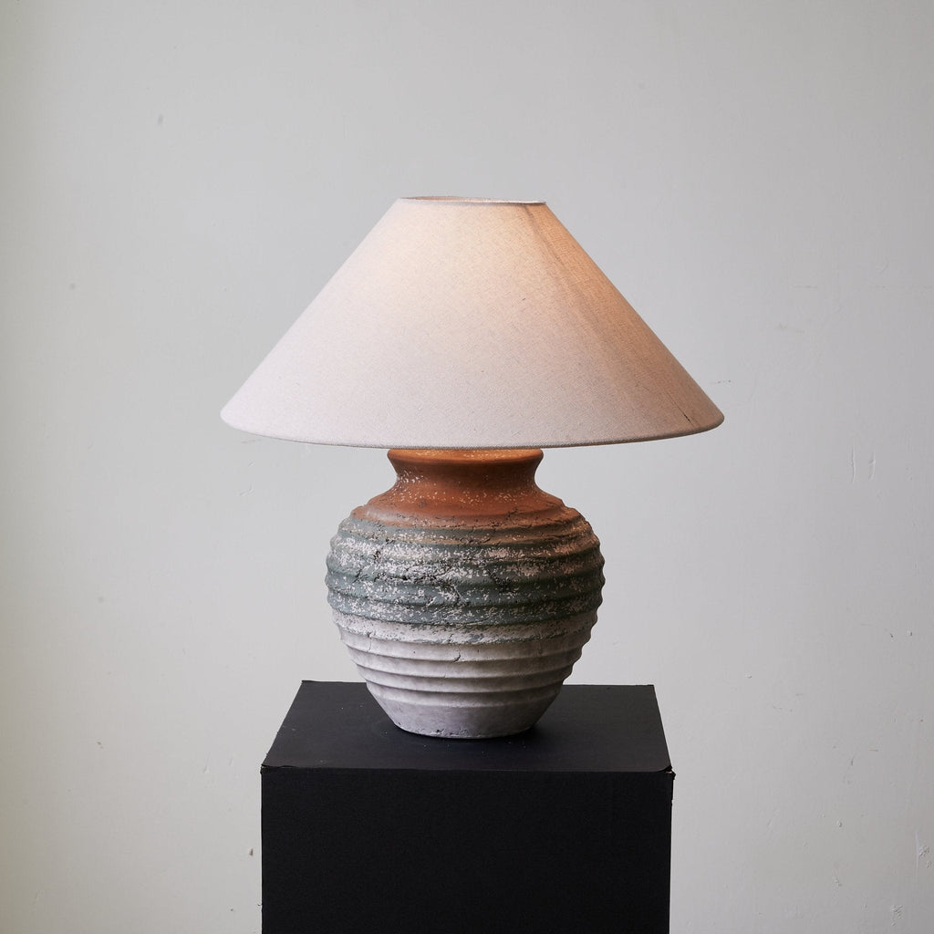 volca-gradient-clay-table-lamp-anzaz-Terracotta & Beige-2