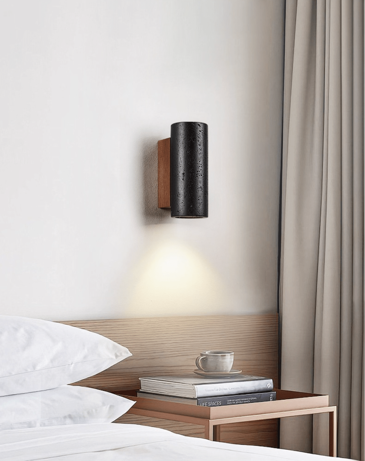 volcanic-noir-wall-sconce-anzaz-Walnut Wood & Black Travertine-3