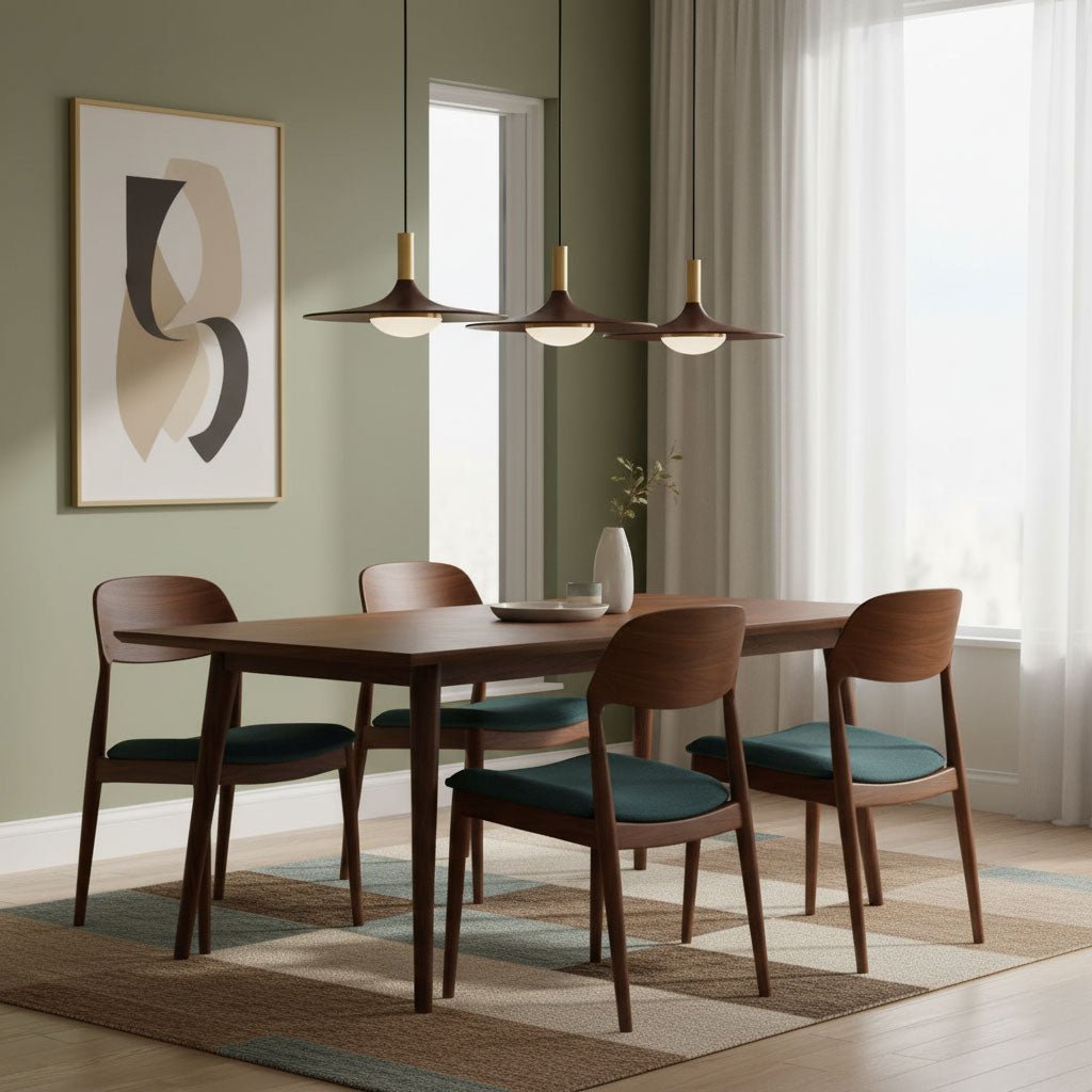 walnut-wood-dish-pendant-light-anzaz-Walnut color & Brass-4