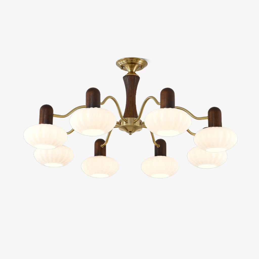 walnut-c-embrace-chandelier-anzaz-Walnut Color & Gold-1