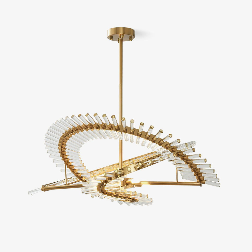 waltz-art-chandelier-anzaz-Gold & Clear-1