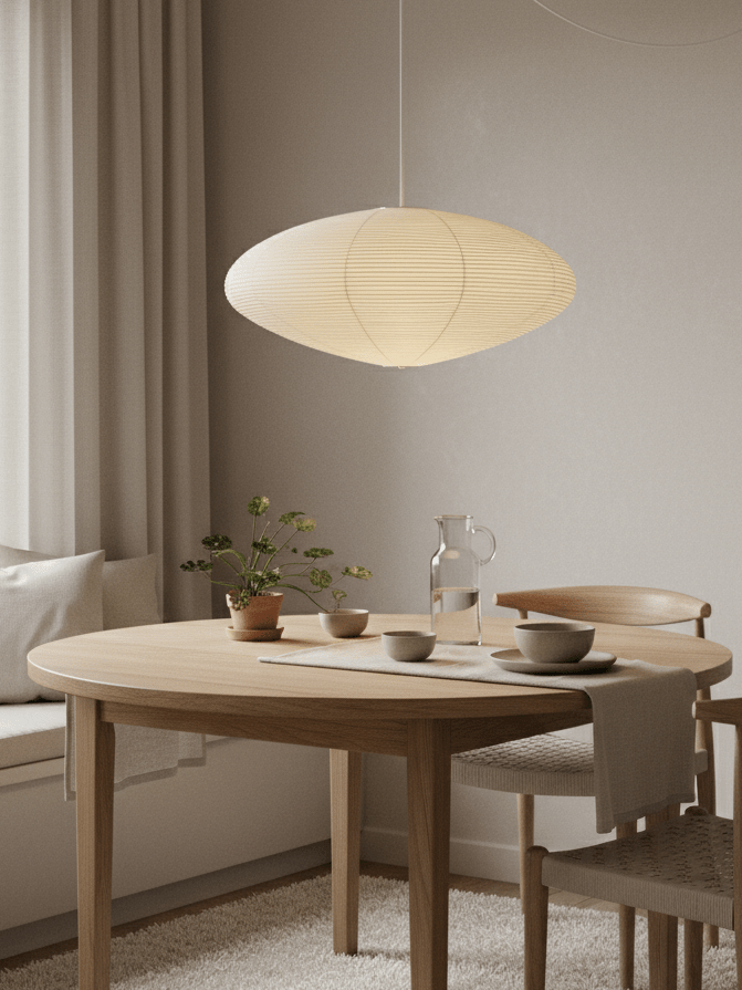 rice-paper-15a-swag-lights-anzaz-White Lampshade & White Cable-5