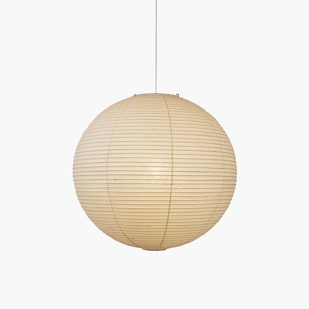 rice-paper-pendant-lamp-anzaz-White Lampshade & White Cable-1