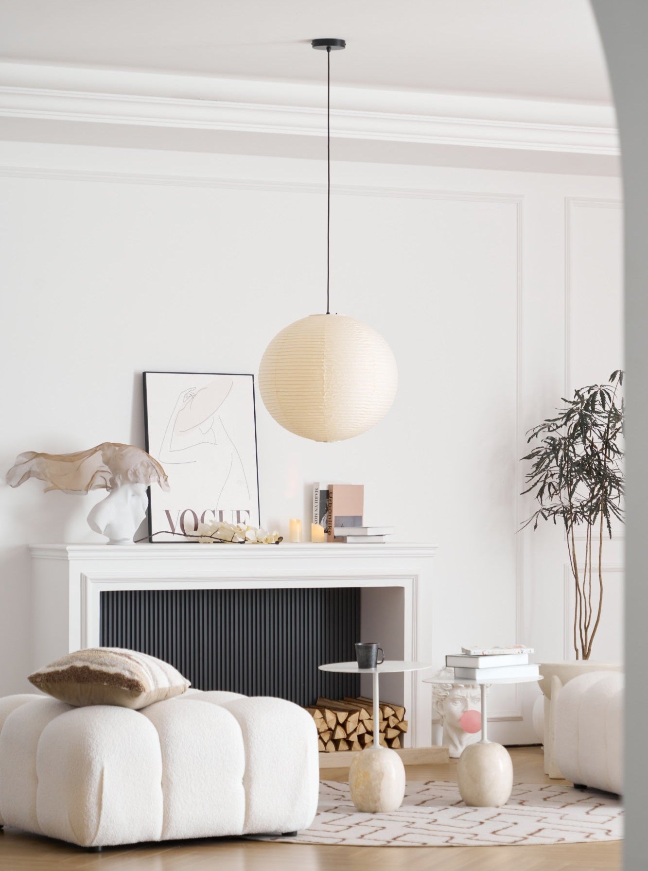 rice-paper-pendant-lamp-anzaz-White Lampshade & White Cable-13