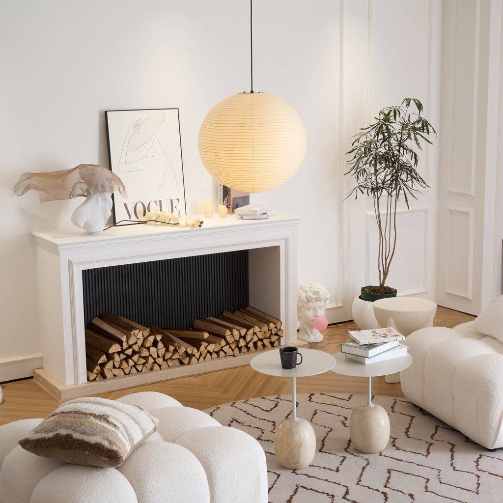 rice-paper-pendant-lamp-anzaz-White Lampshade & White Cable-8