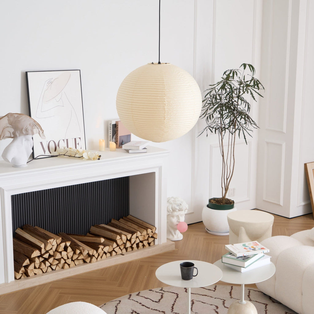 rice-paper-pendant-lamp-anzaz-White Lampshade & White Cable-9