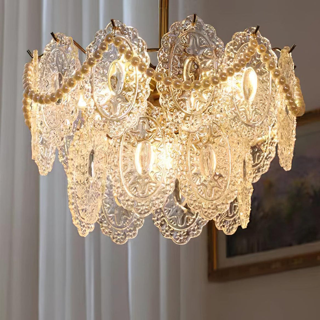wave-pearl-chandelier-anzaz-Gold-4