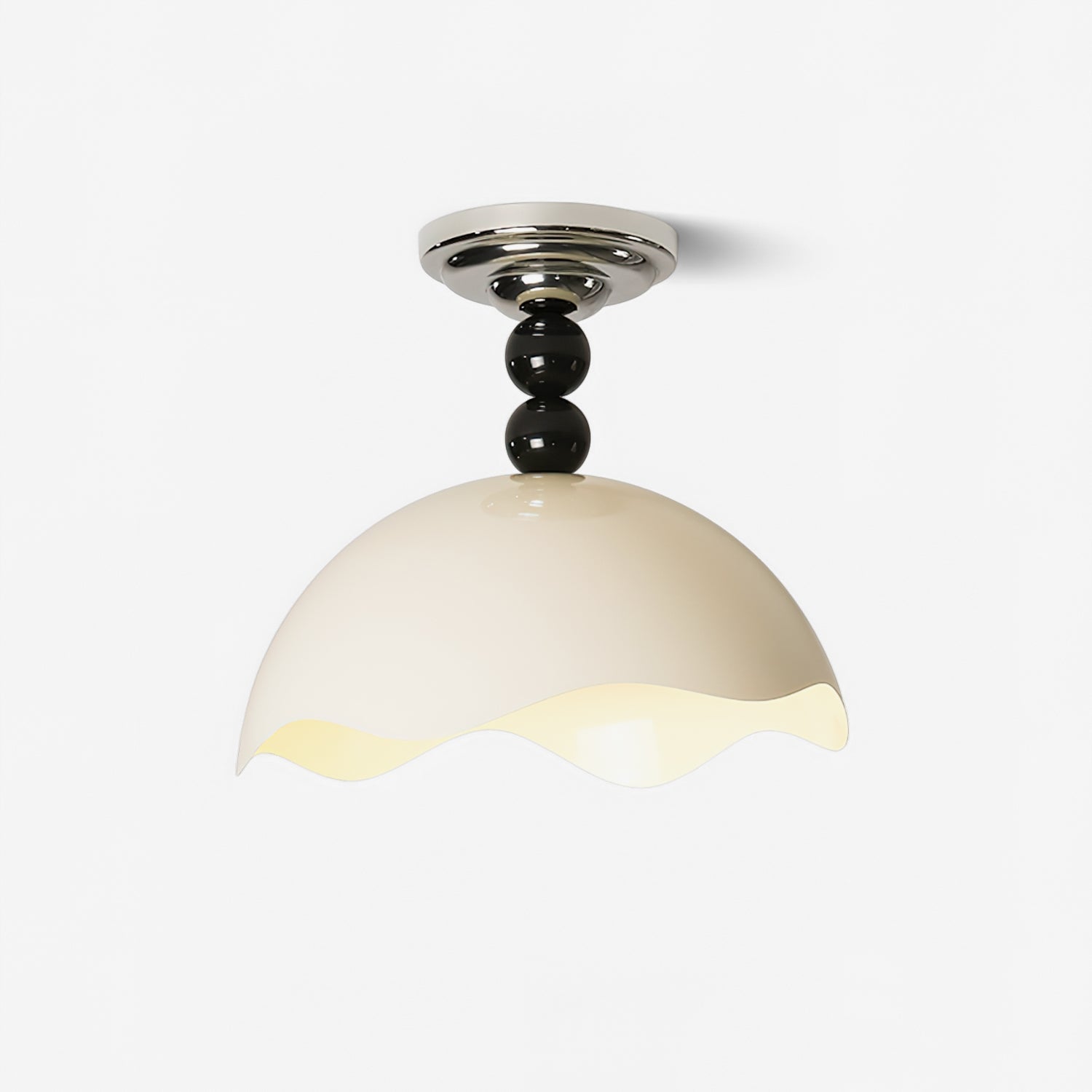 wave-crest-ceiling-lamp-anzaz-Chrome &  Beige-1