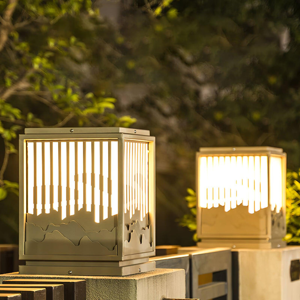 wave-outdoor-garden-light-anzaz-Model B: Solar-Powered Version-2