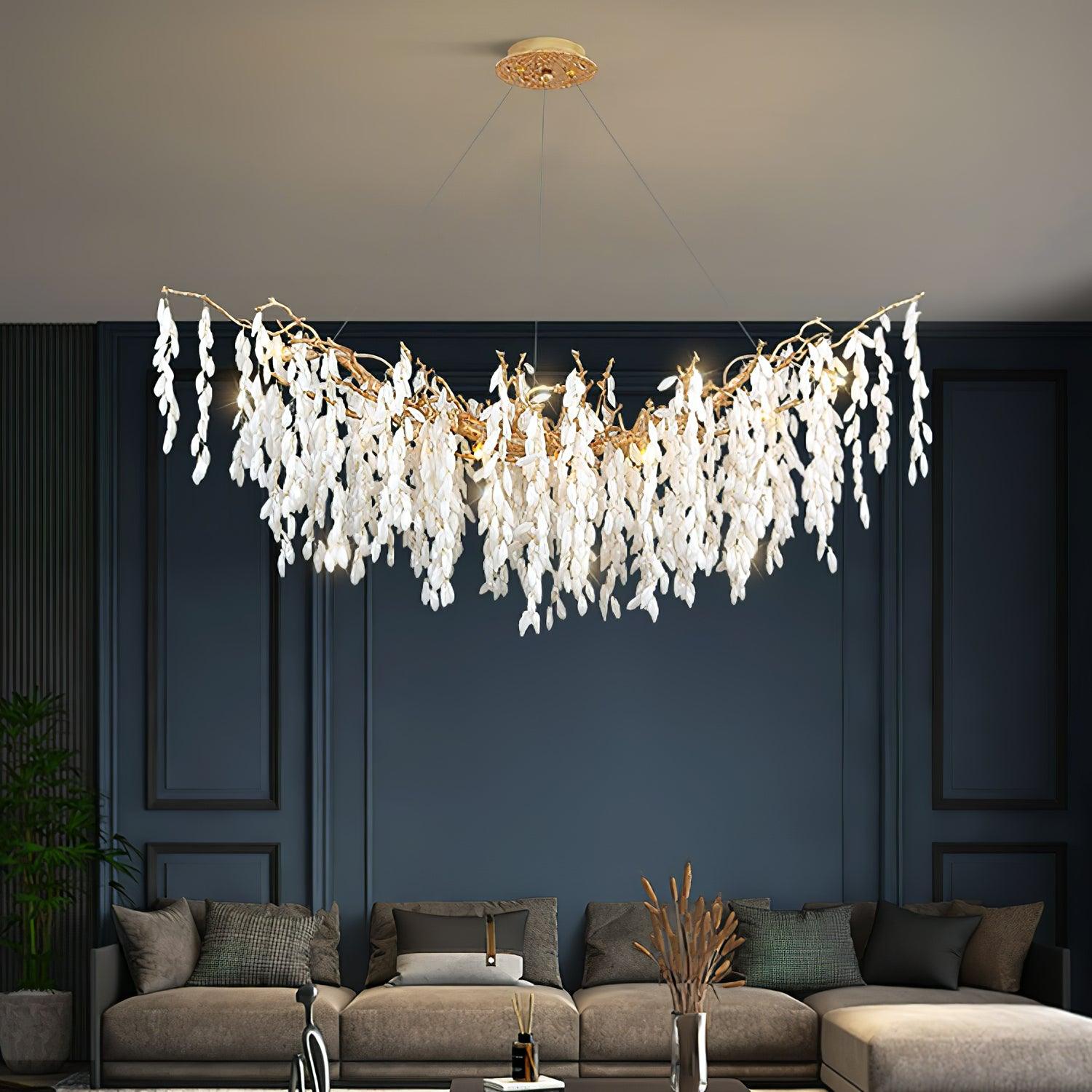 white-jade-branch-brass-chandelier-anzaz-Brass & White-3