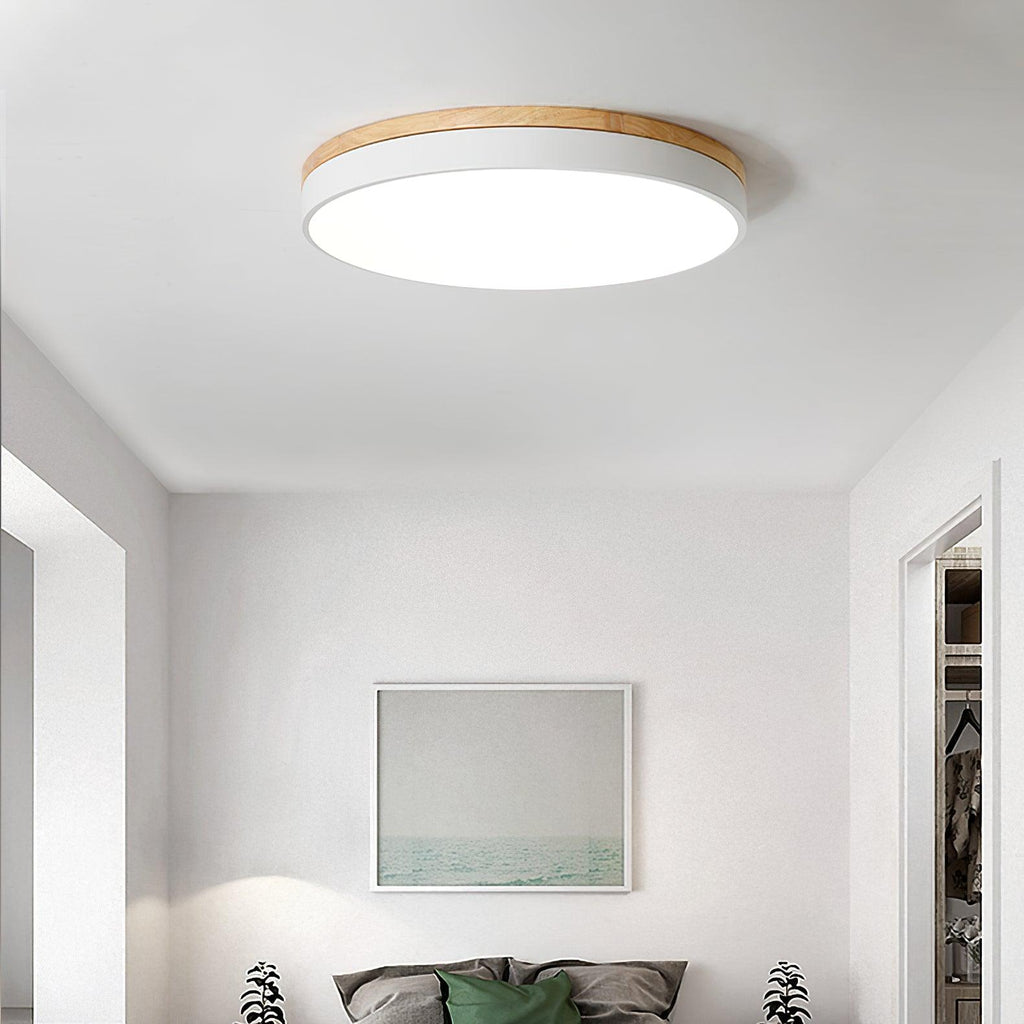 white-round-wooden-ceiling-lamp-anzaz-Wood & White-3