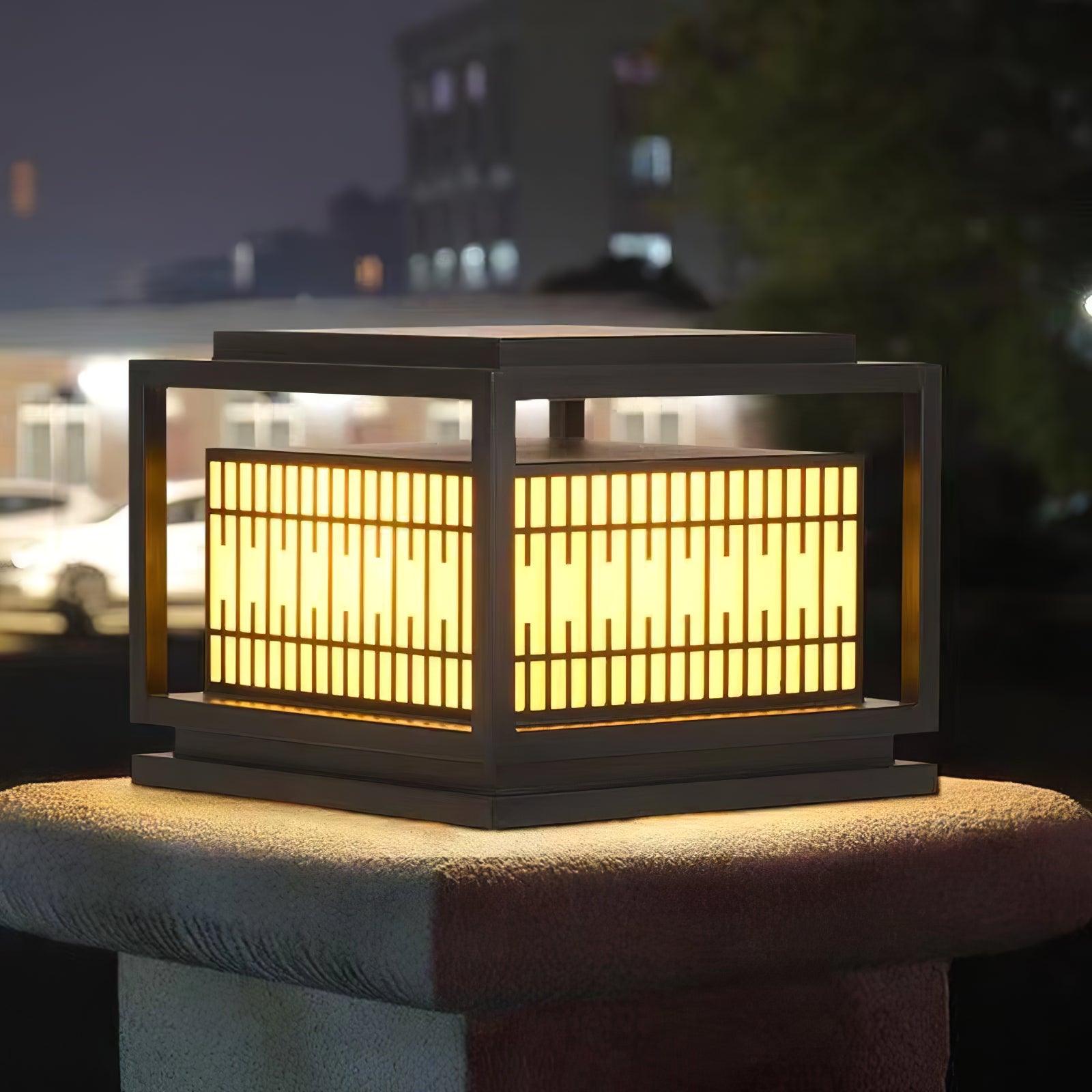 window-grille-outdoor-post-light-anzaz-Model B: Solar-Powered Version-2
