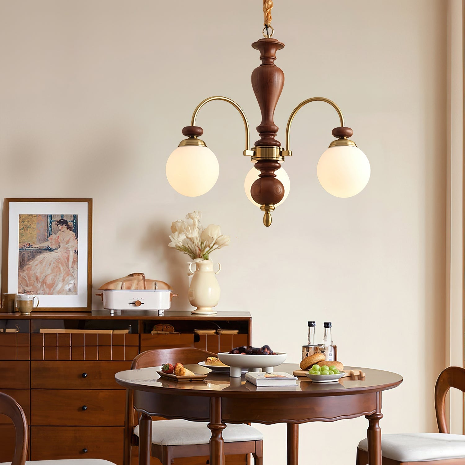 windsor-classic-chandelier-anzaz-Walnut Color & Gold-3