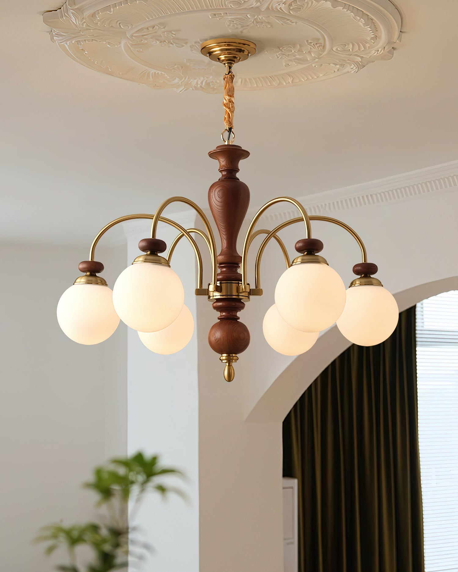 windsor-classic-chandelier-anzaz-Black & Nickel color-4