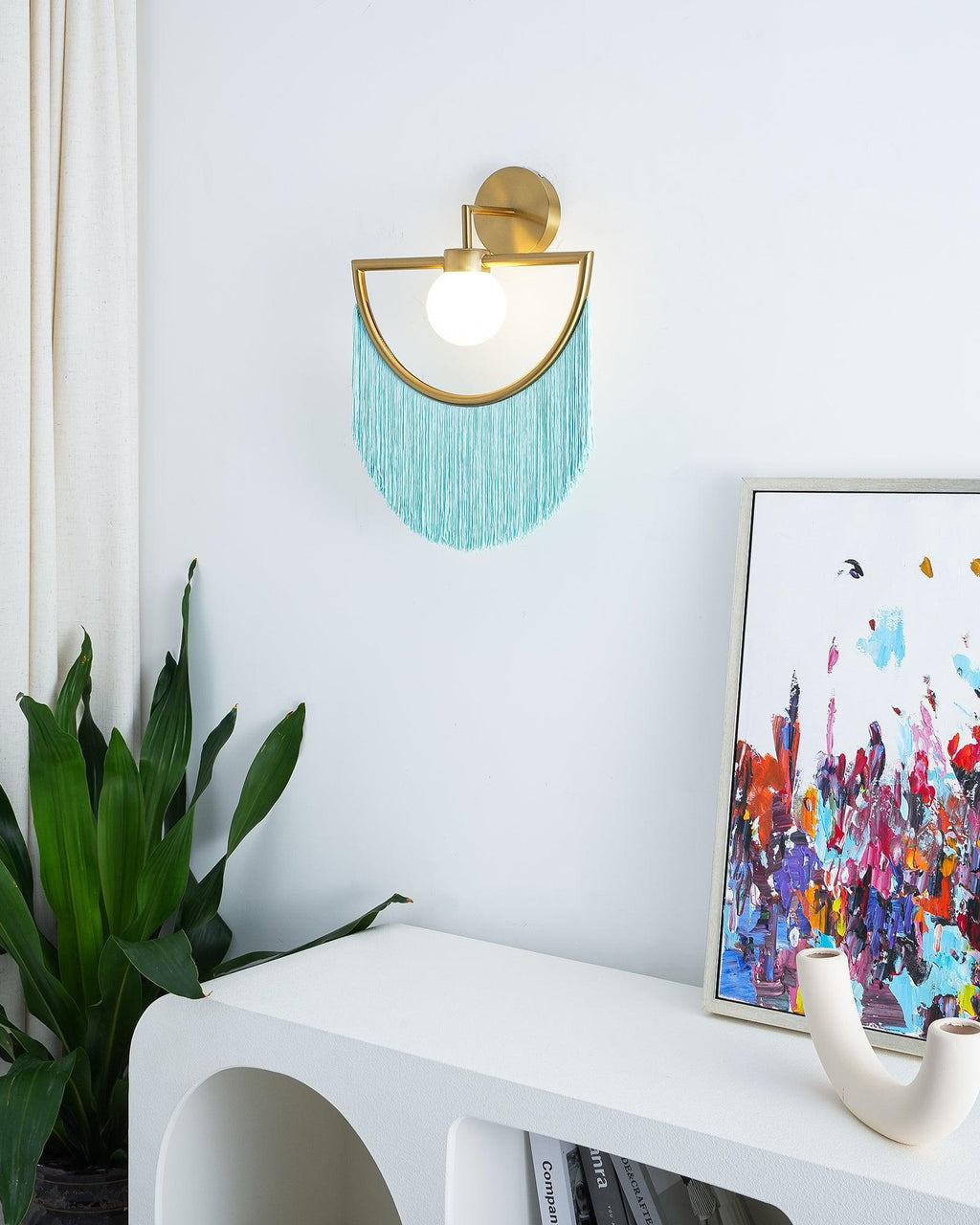 wink-tassel-cute-wall-lamp-anzaz-Gold & Blue-3