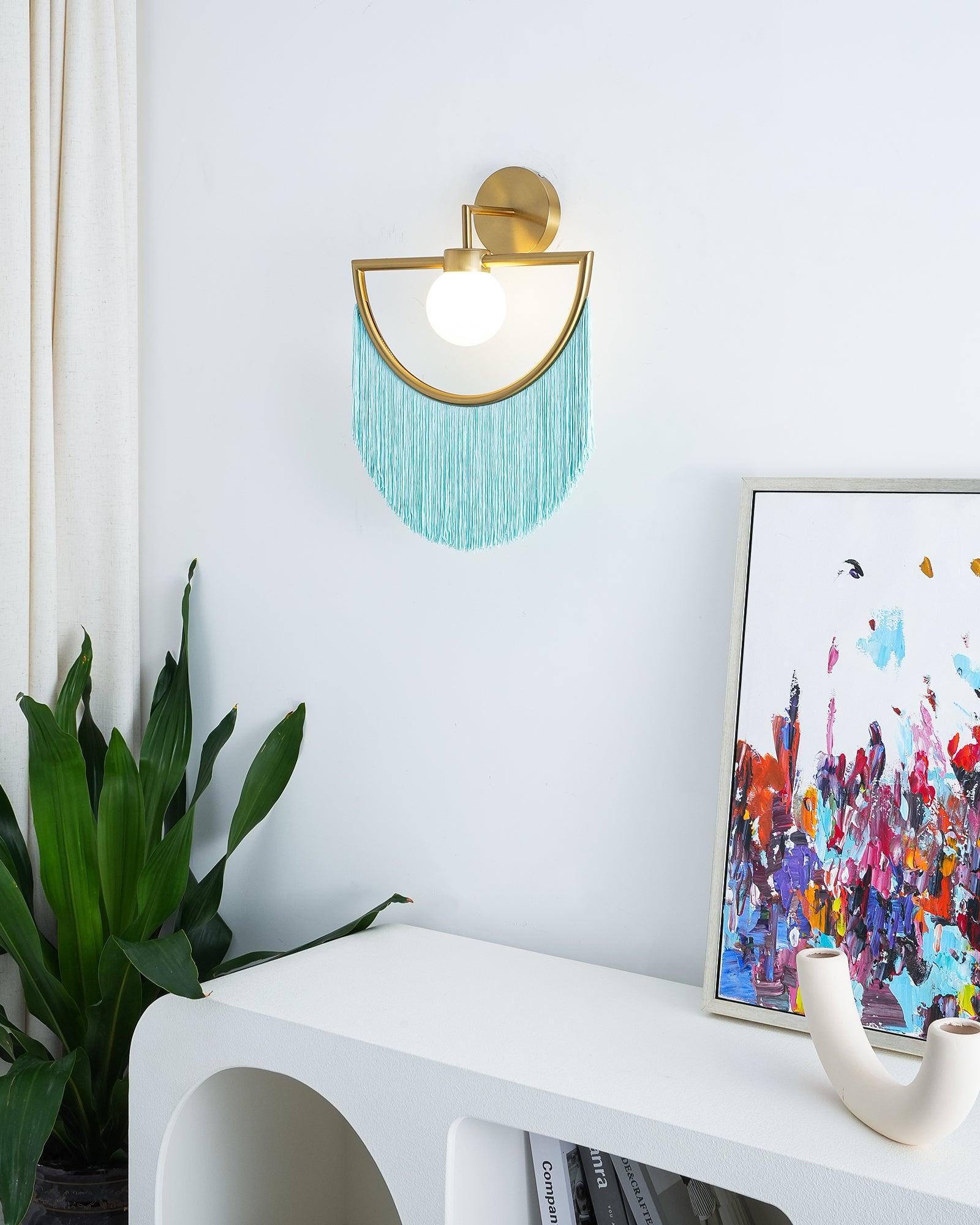 wink-tassel-cute-wall-lamp-anzaz-Gold & Blue-3
