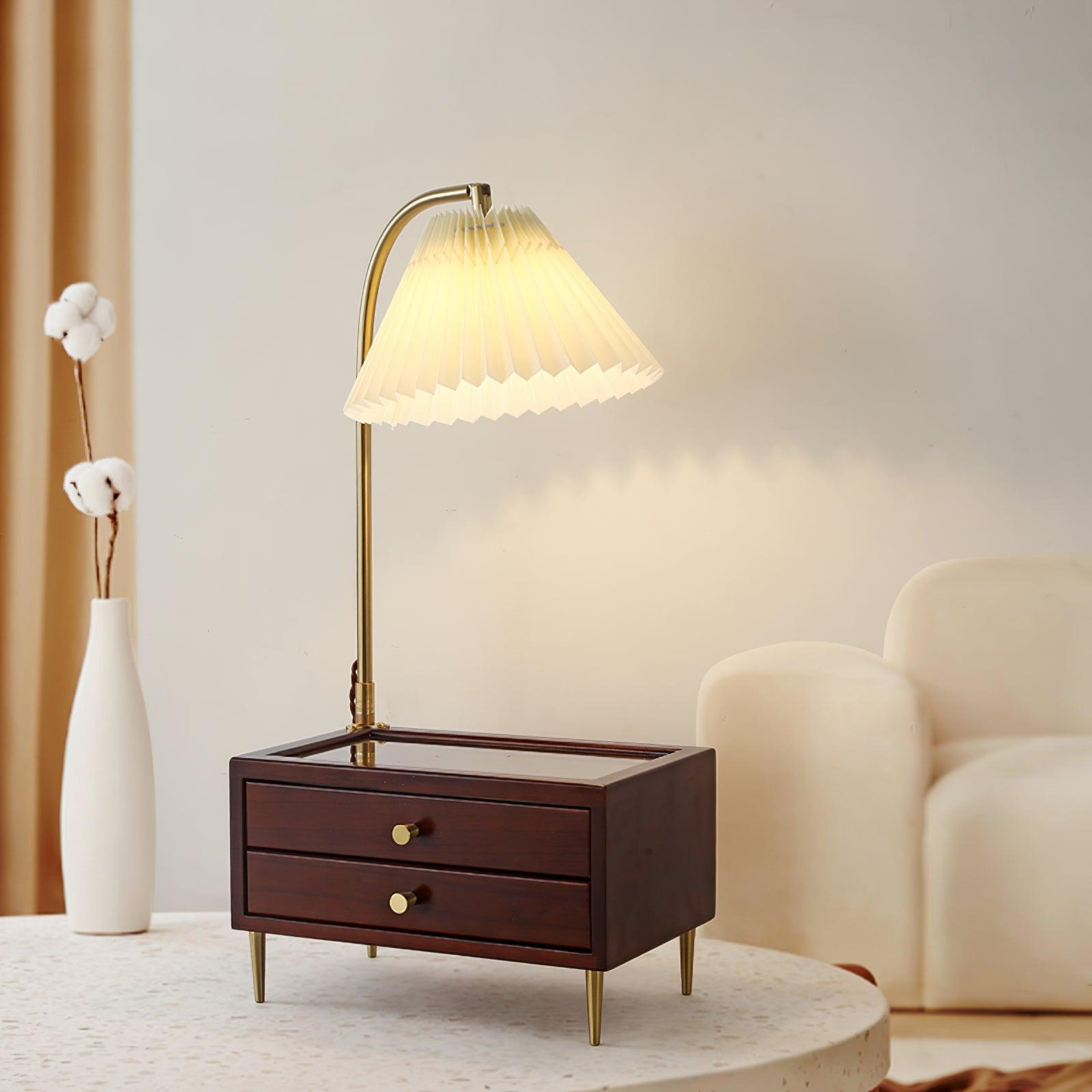 wood-drawer-table-lamp-anzaz-Teak color-3