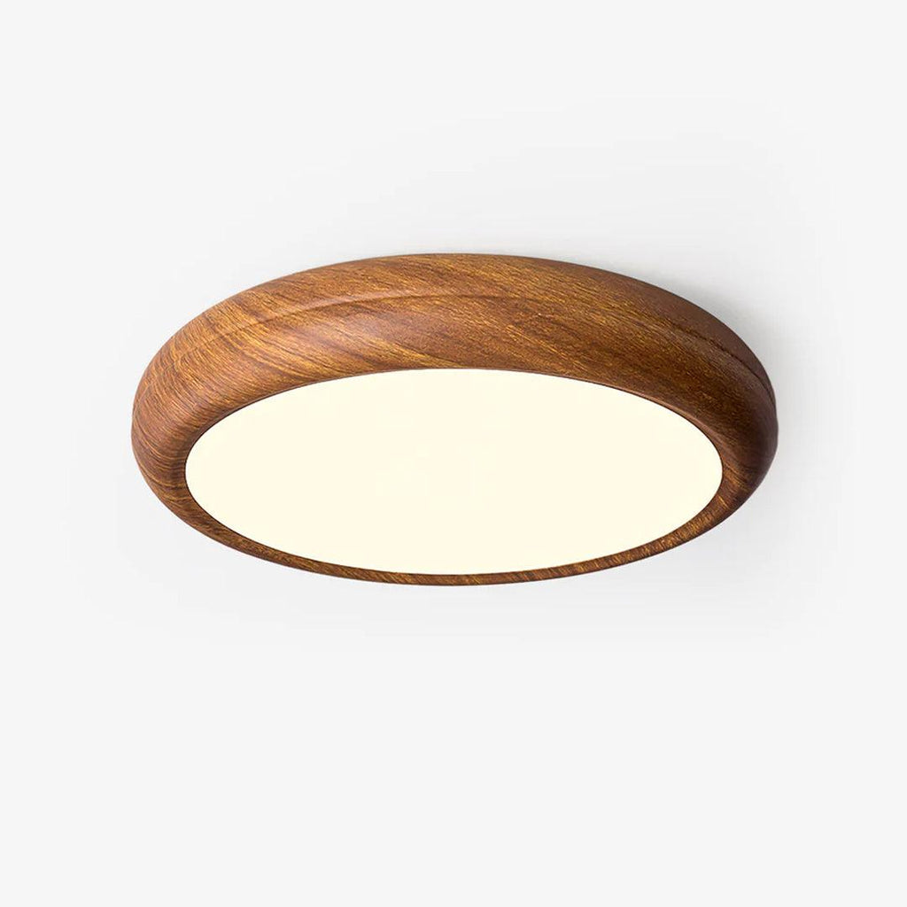 wood-grain-round-ceiling-lamp-anzaz-Walnut Wood Grain & White-1