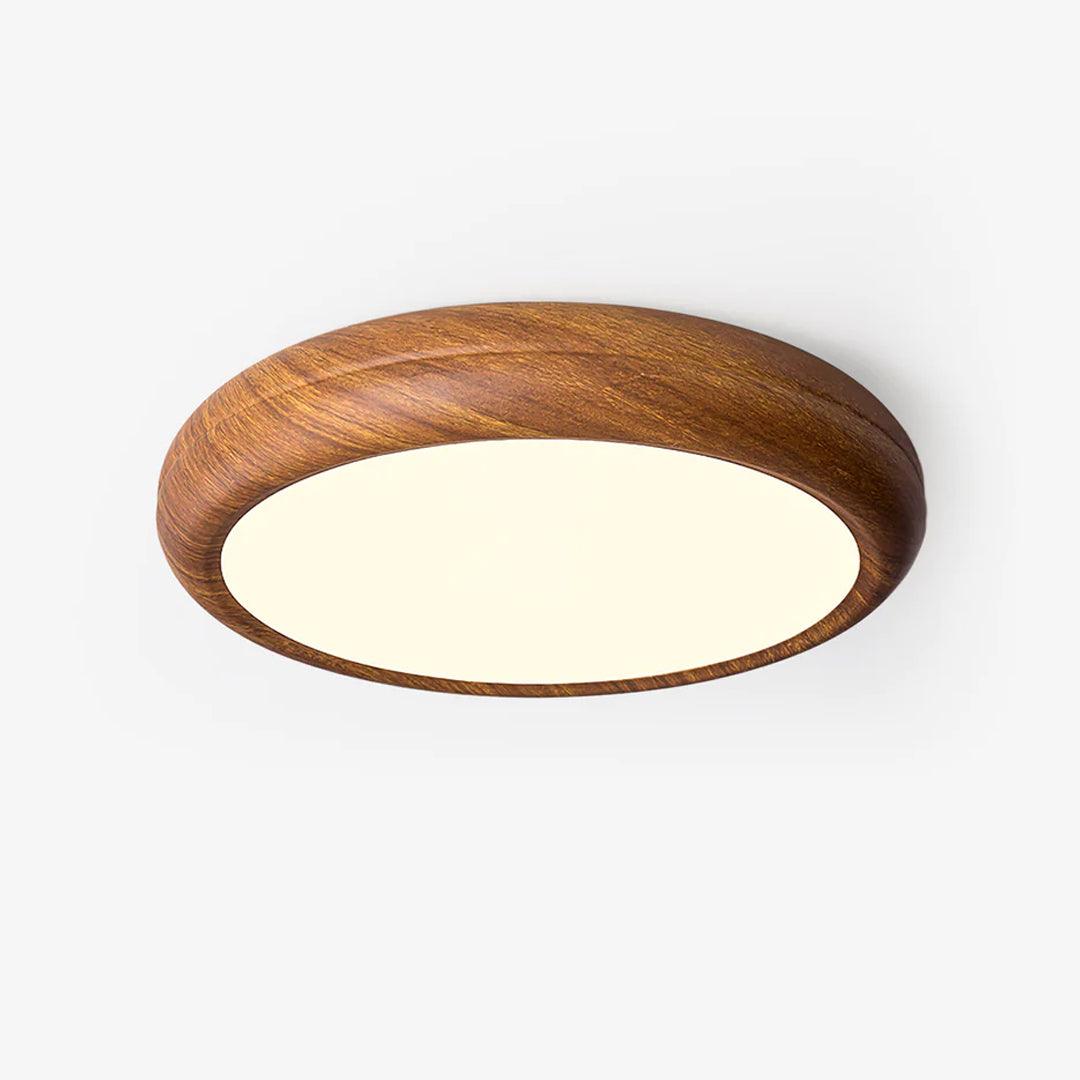 wood-grain-round-ceiling-lamp-anzaz-Walnut Wood Grain & White-1