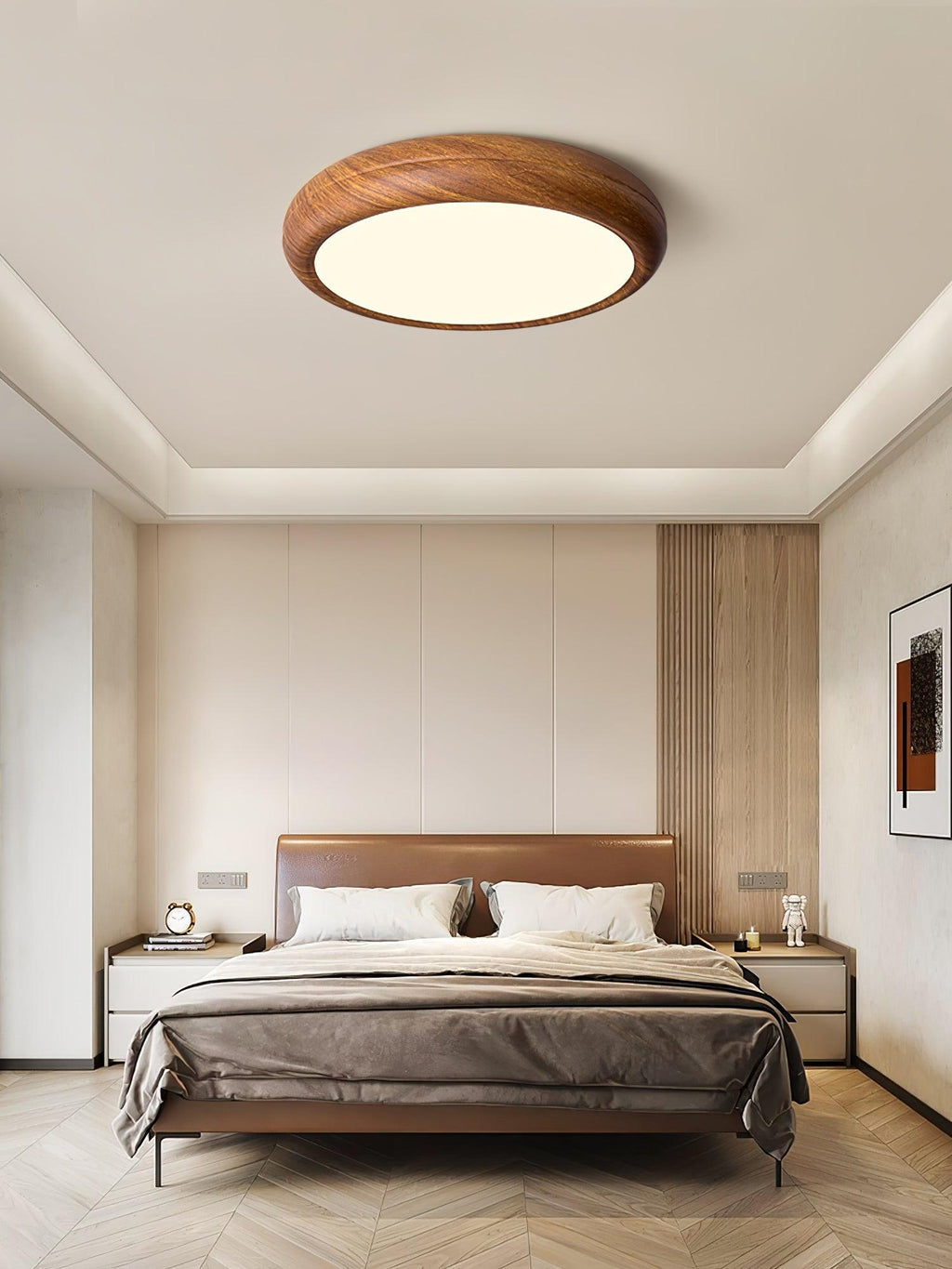 wood-grain-round-ceiling-lamp-anzaz-White Oak Wood Grain & White-13