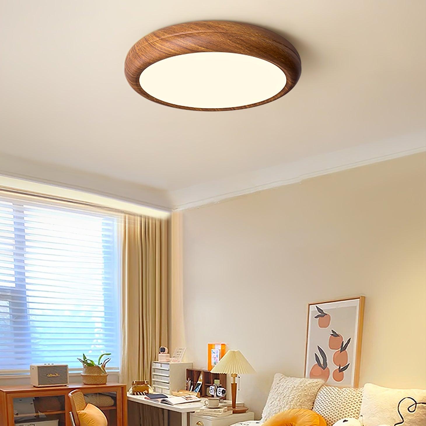 wood-grain-round-ceiling-lamp-anzaz-Walnut Wood Grain & White-7