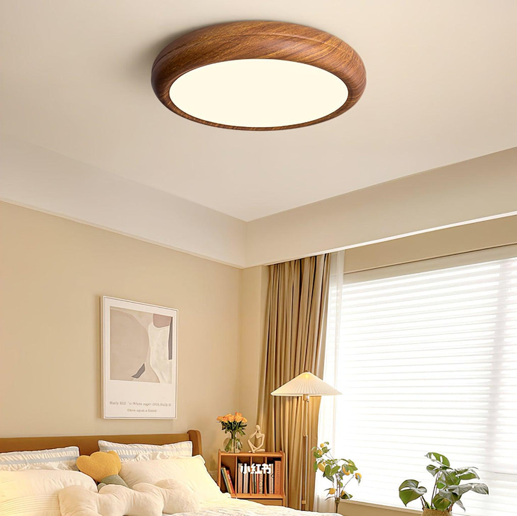 wood-grain-round-ceiling-lamp-anzaz-Walnut Wood Grain & White-5