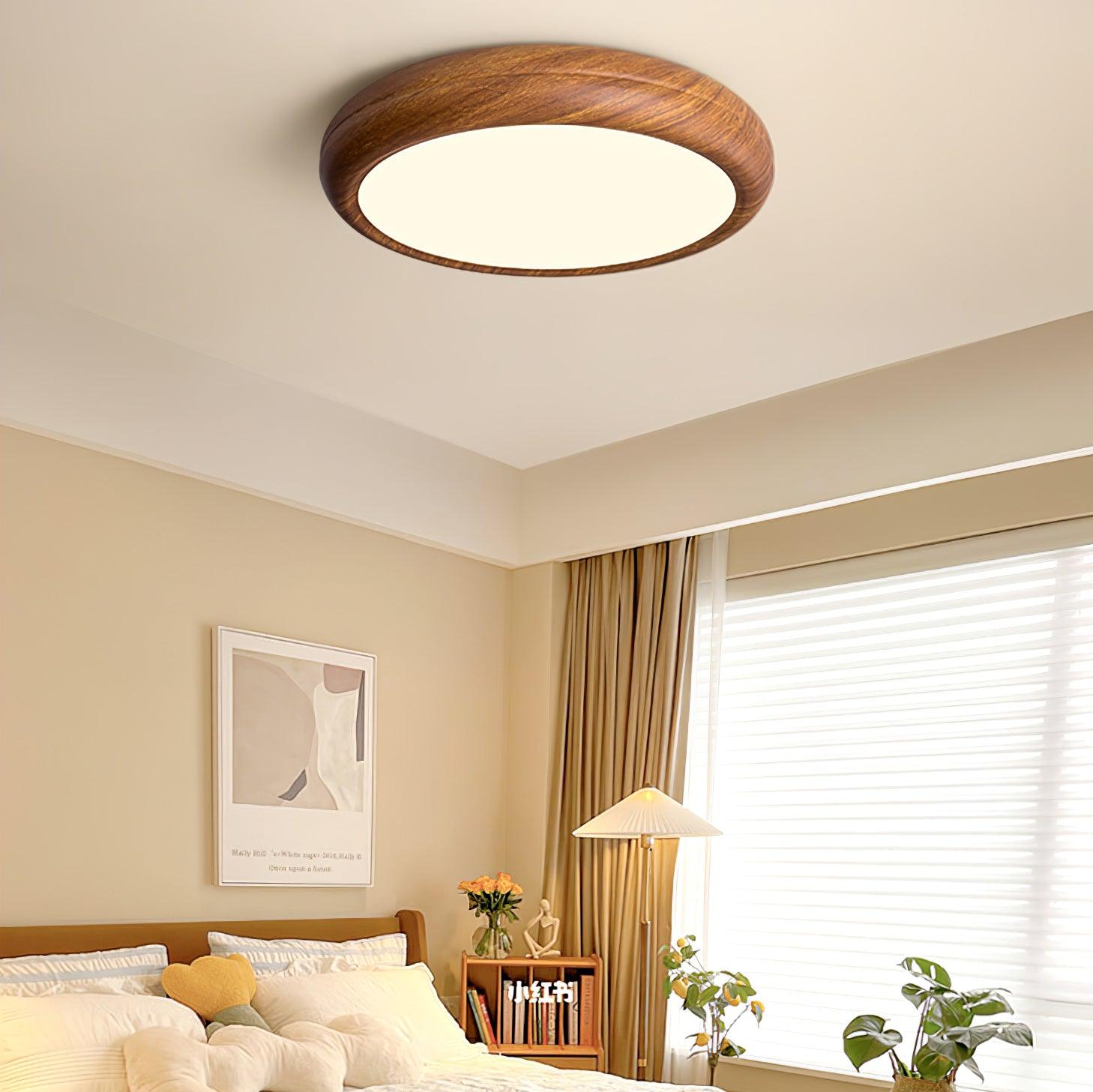 wood-grain-round-ceiling-lamp-anzaz-Walnut Wood Grain & White-5