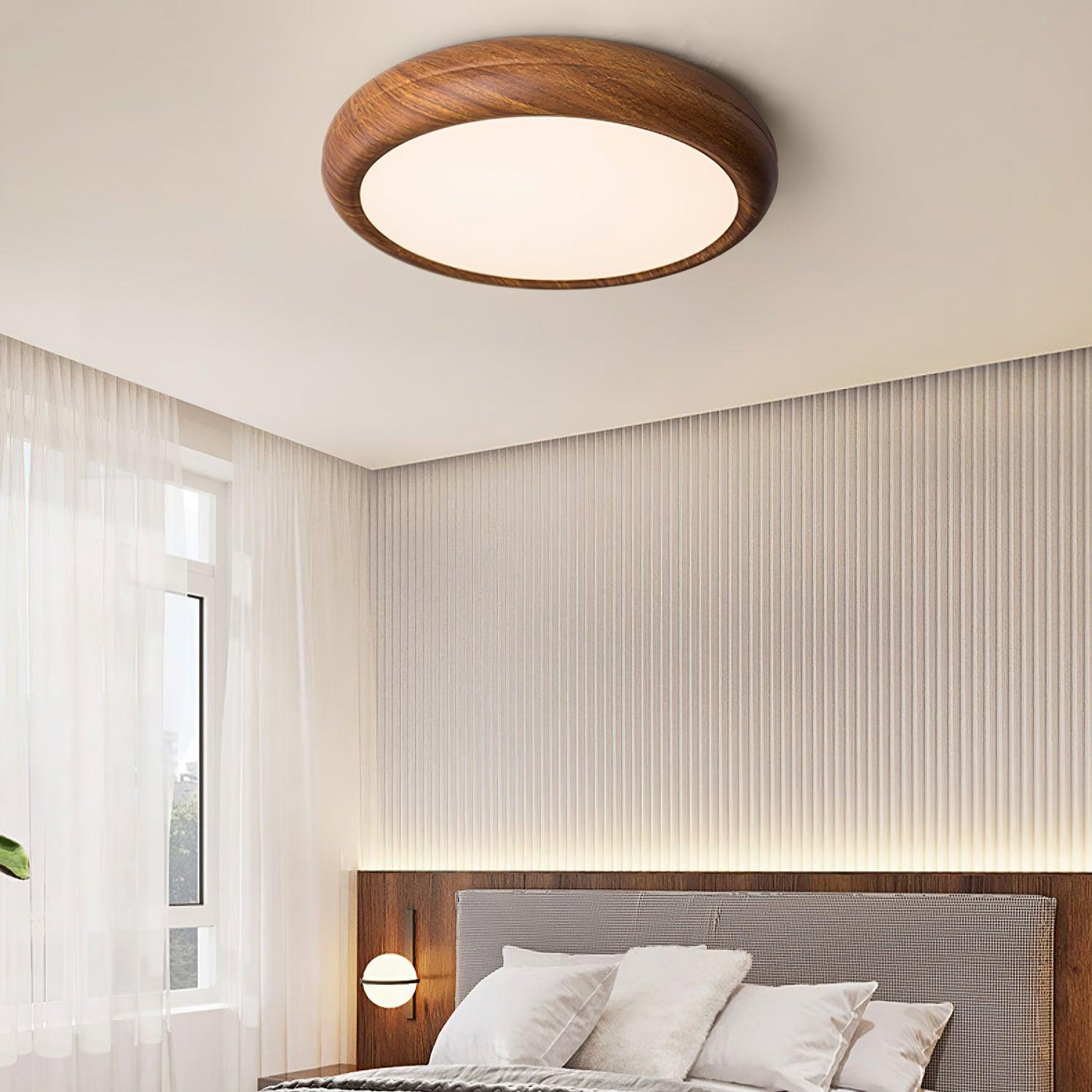 wood-grain-round-ceiling-lamp-anzaz-White Oak Wood Grain & White-26