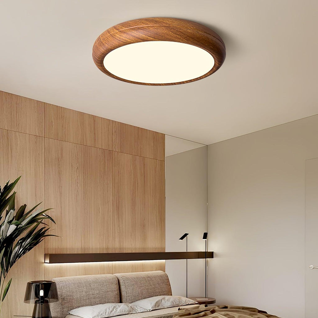 wood-grain-round-ceiling-lamp-anzaz-Walnut Wood Grain & White-4