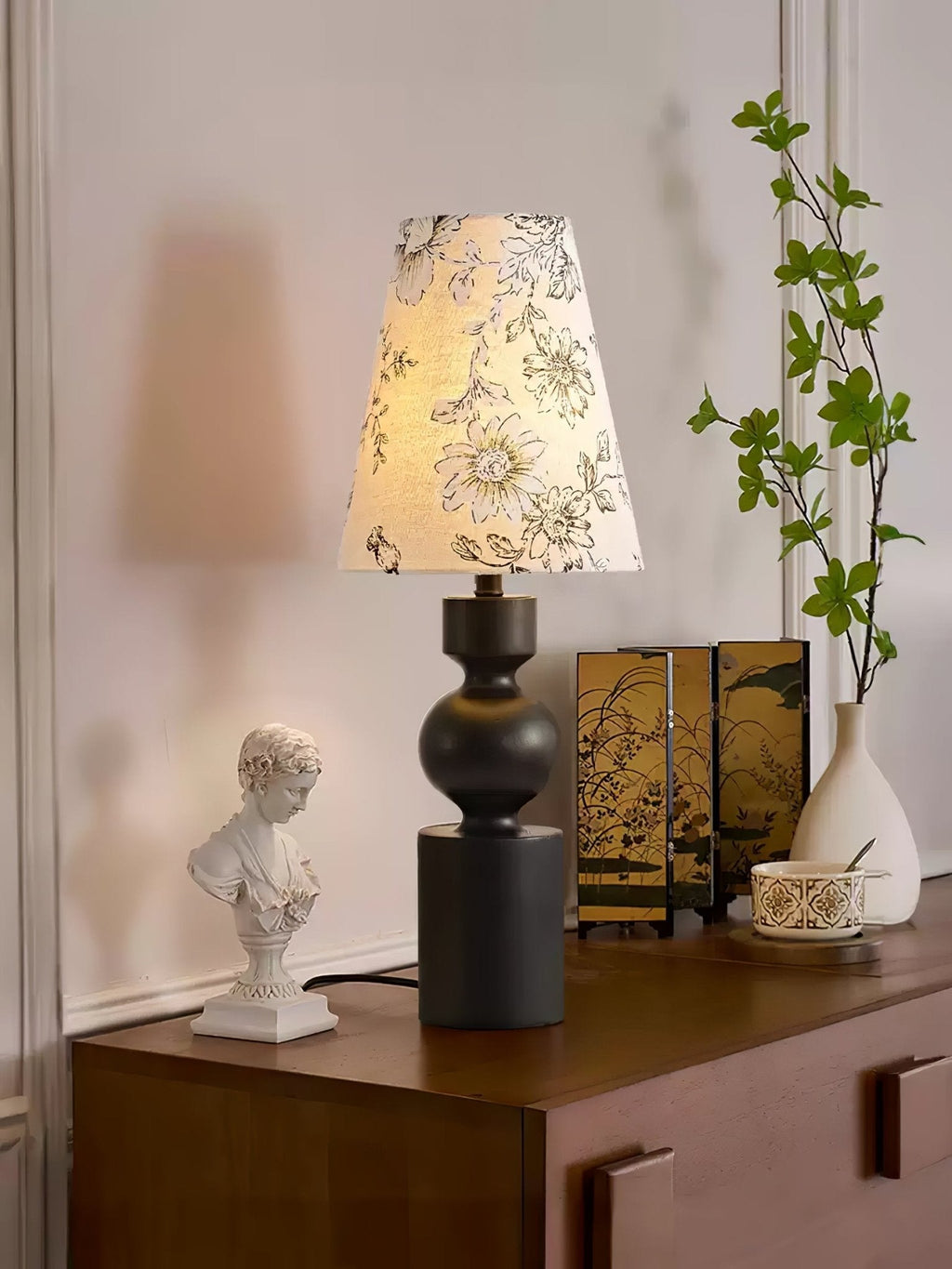wooden-flower-pattern-table-lamp-anzaz-Dark Walnut Wood-4