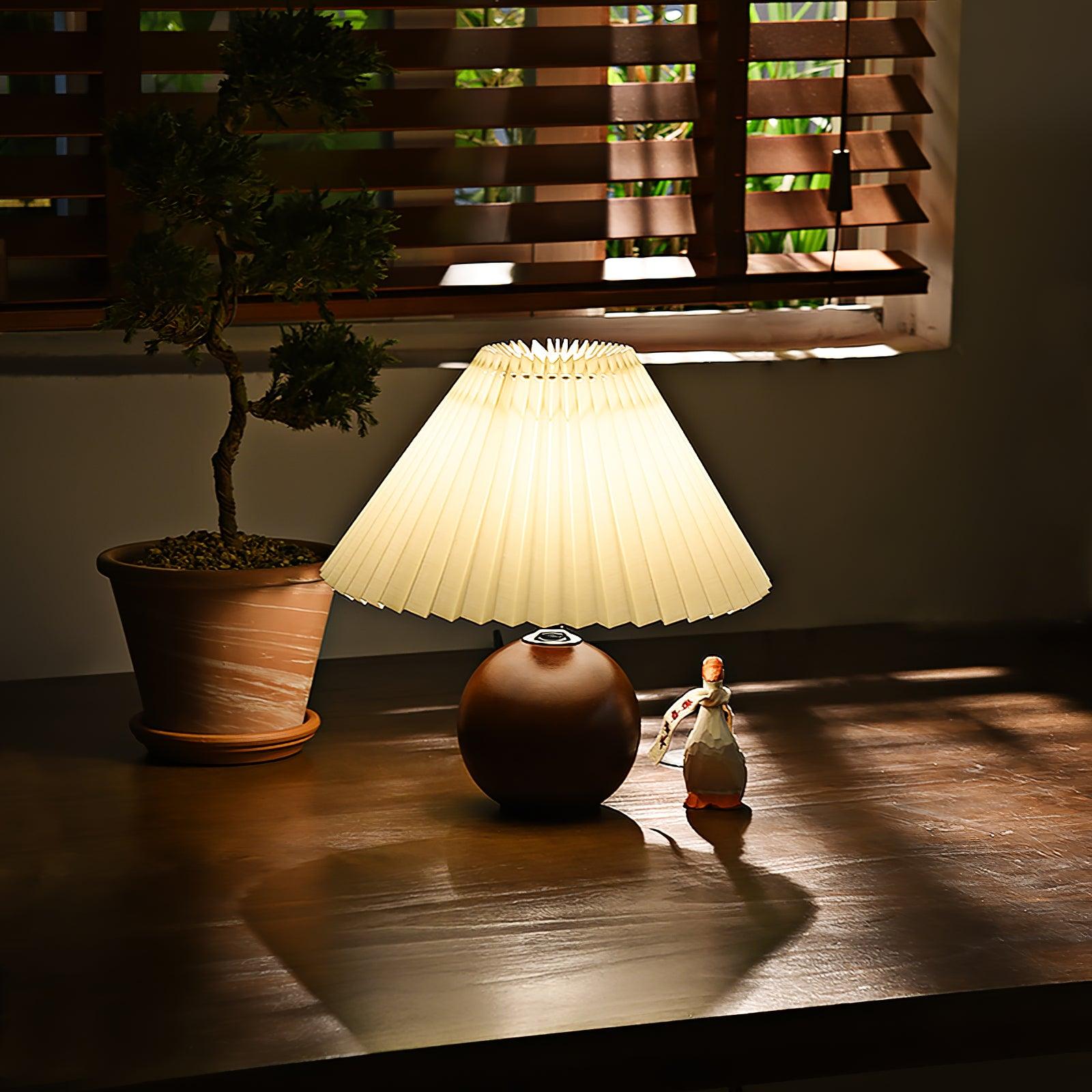 wooden-pleated-table-lamp-anzaz-Walnut+Beige-5