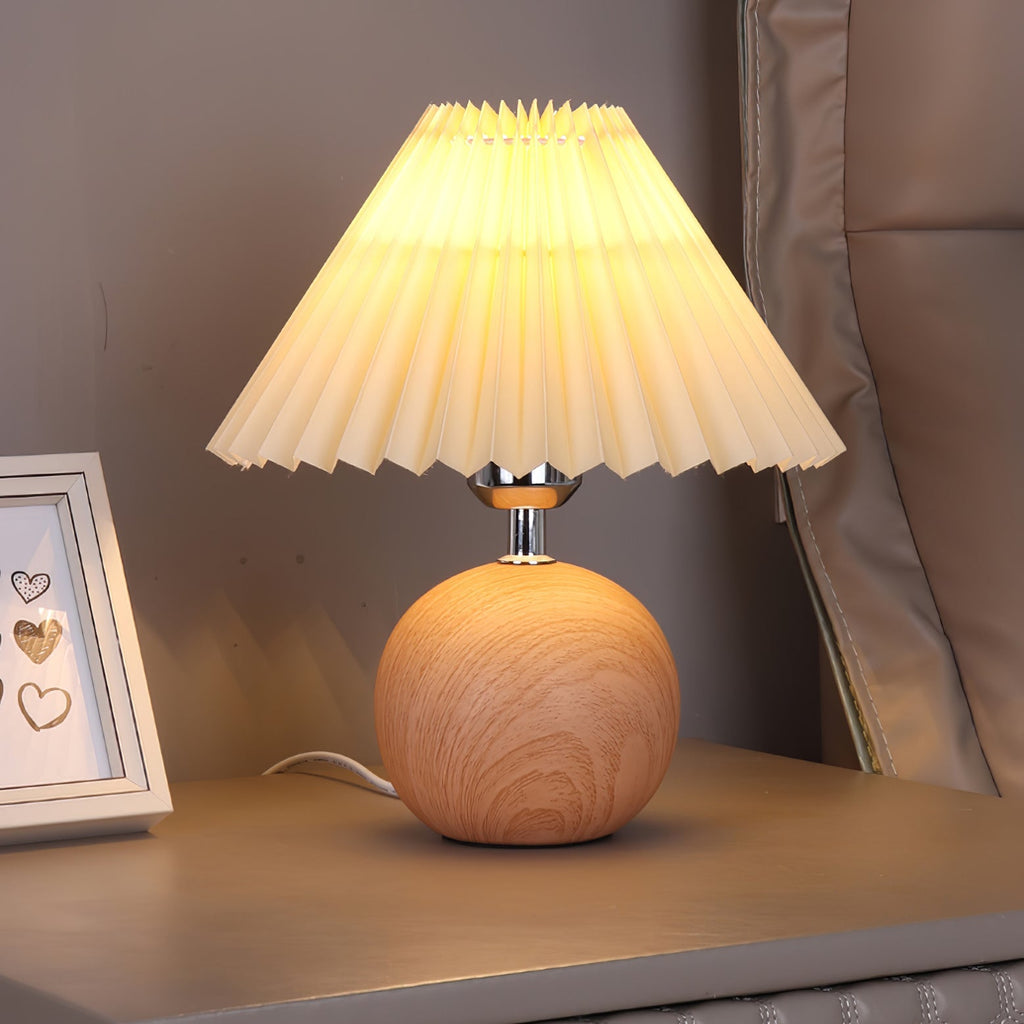 wooden-pleated-table-lamp-anzaz-Walnut+White-2