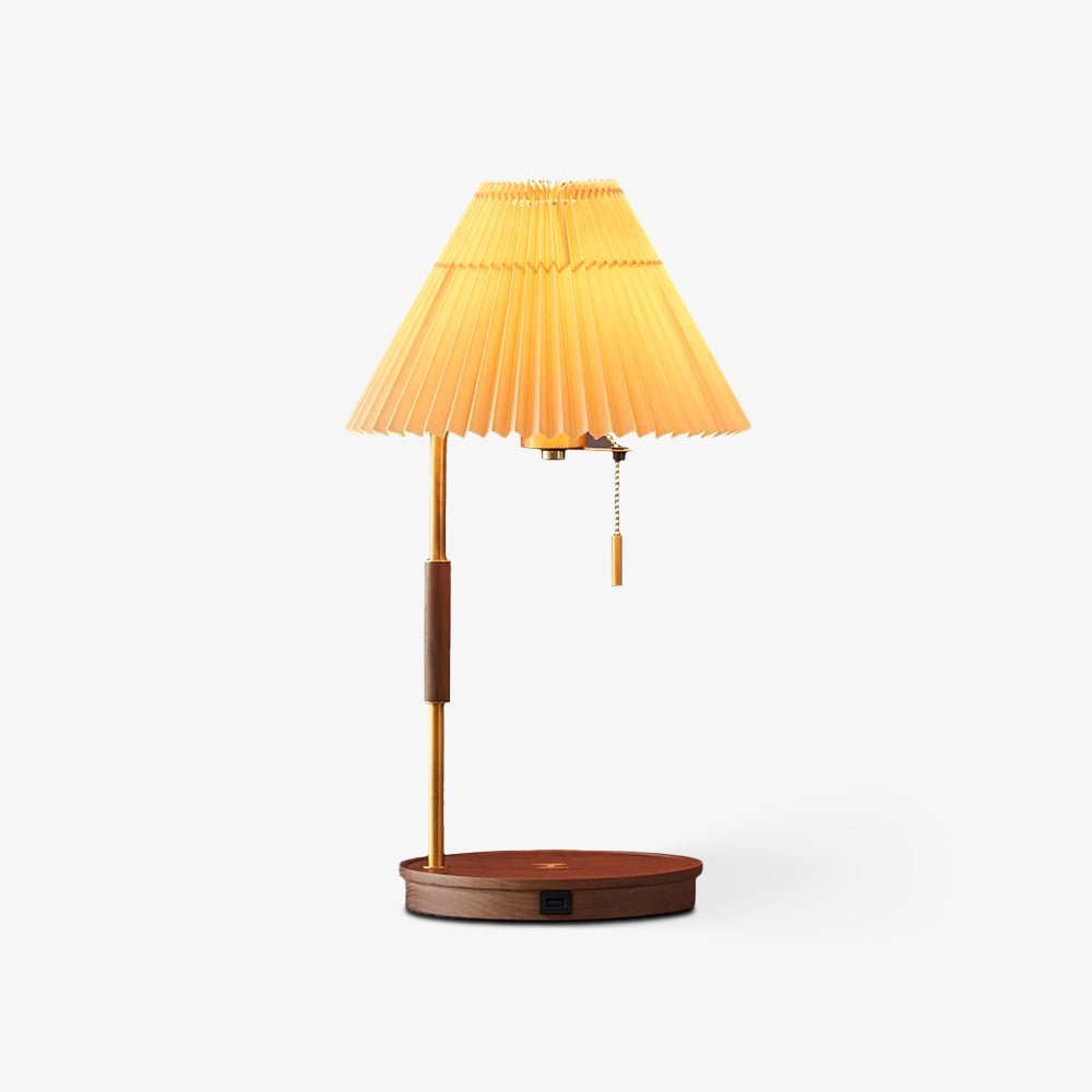 wooden-retro-table-lamp-anzaz-Walnut color & Beige-1