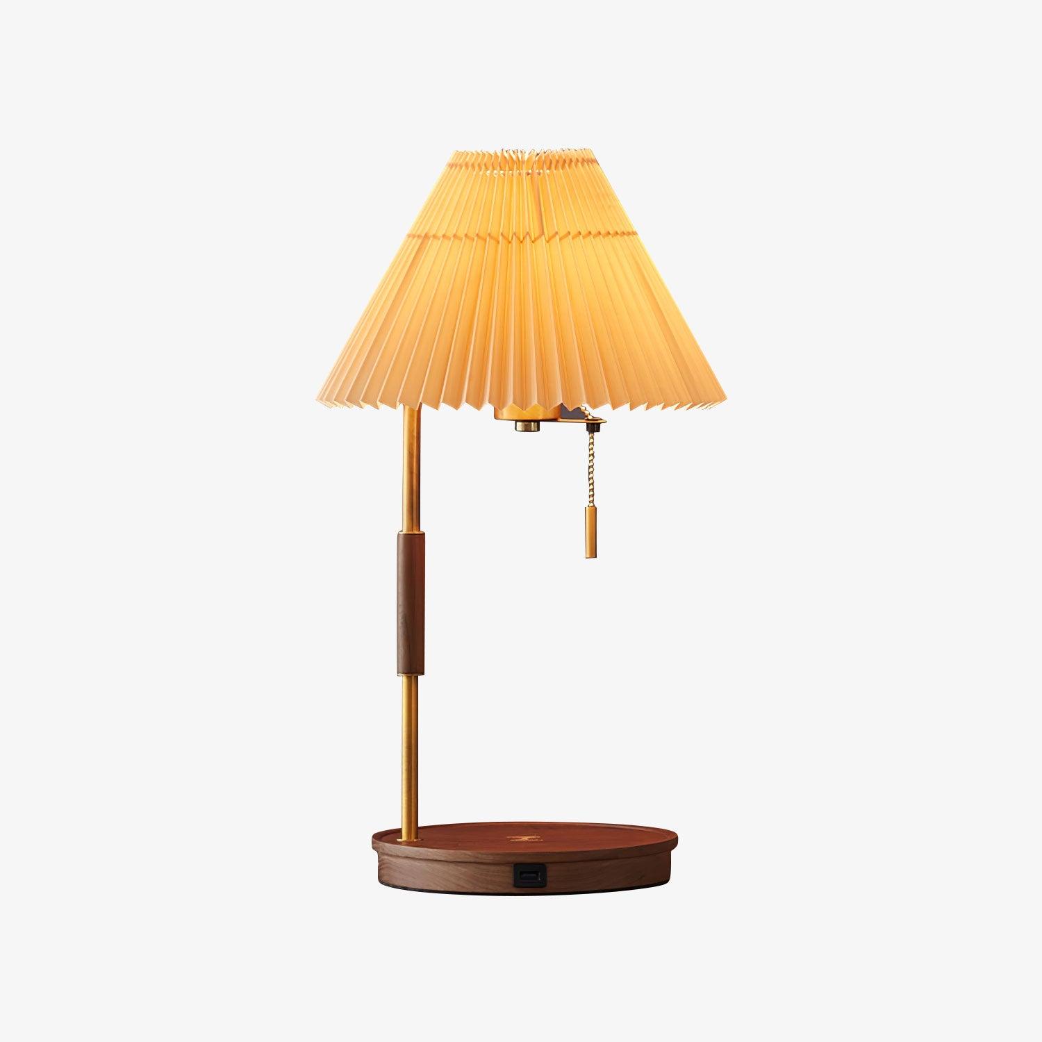 wooden-retro-table-lamp-anzaz-Walnut color & Beige-4