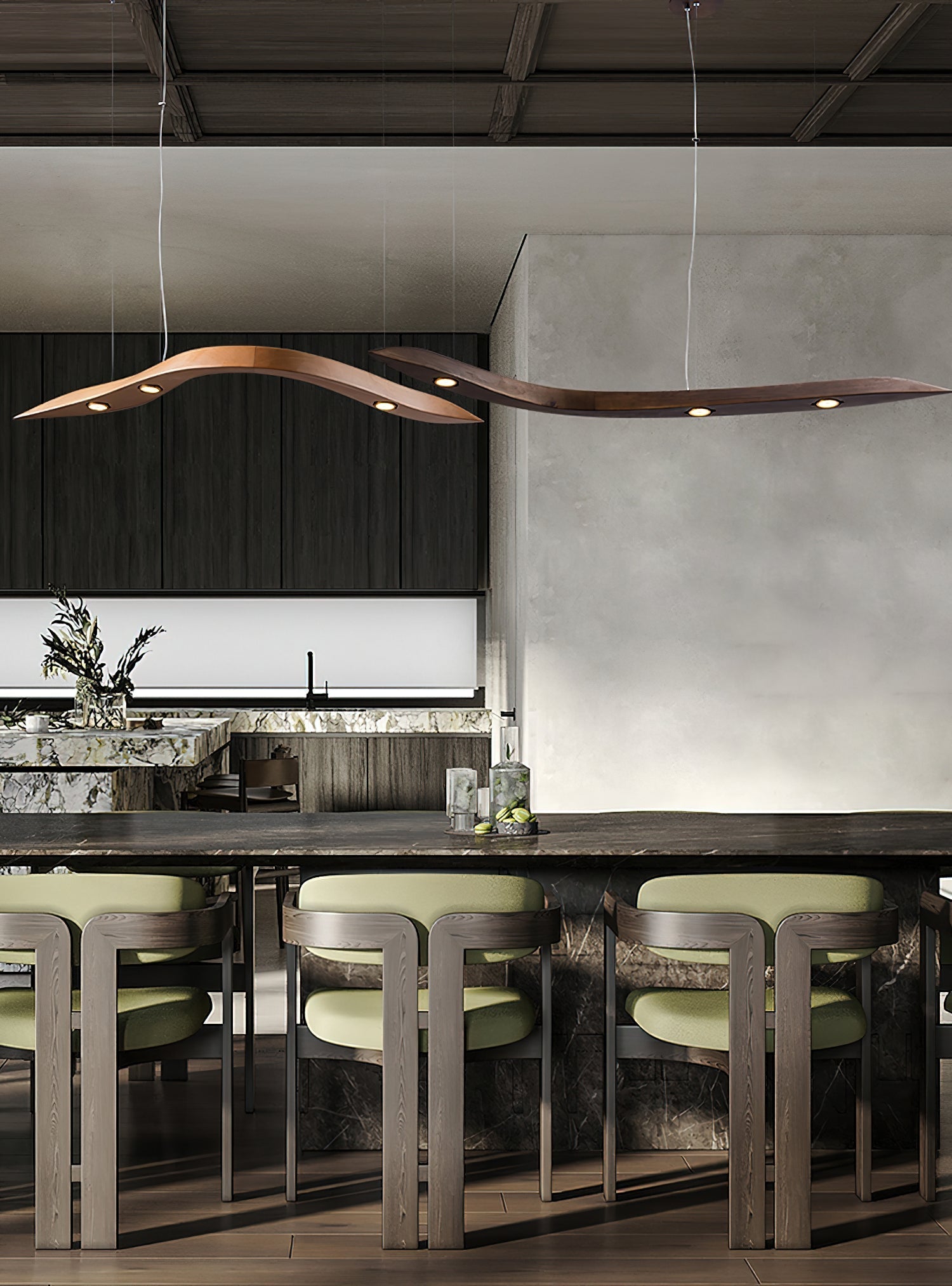 waveform-pendant-lamp-anzaz-Warm Light-4