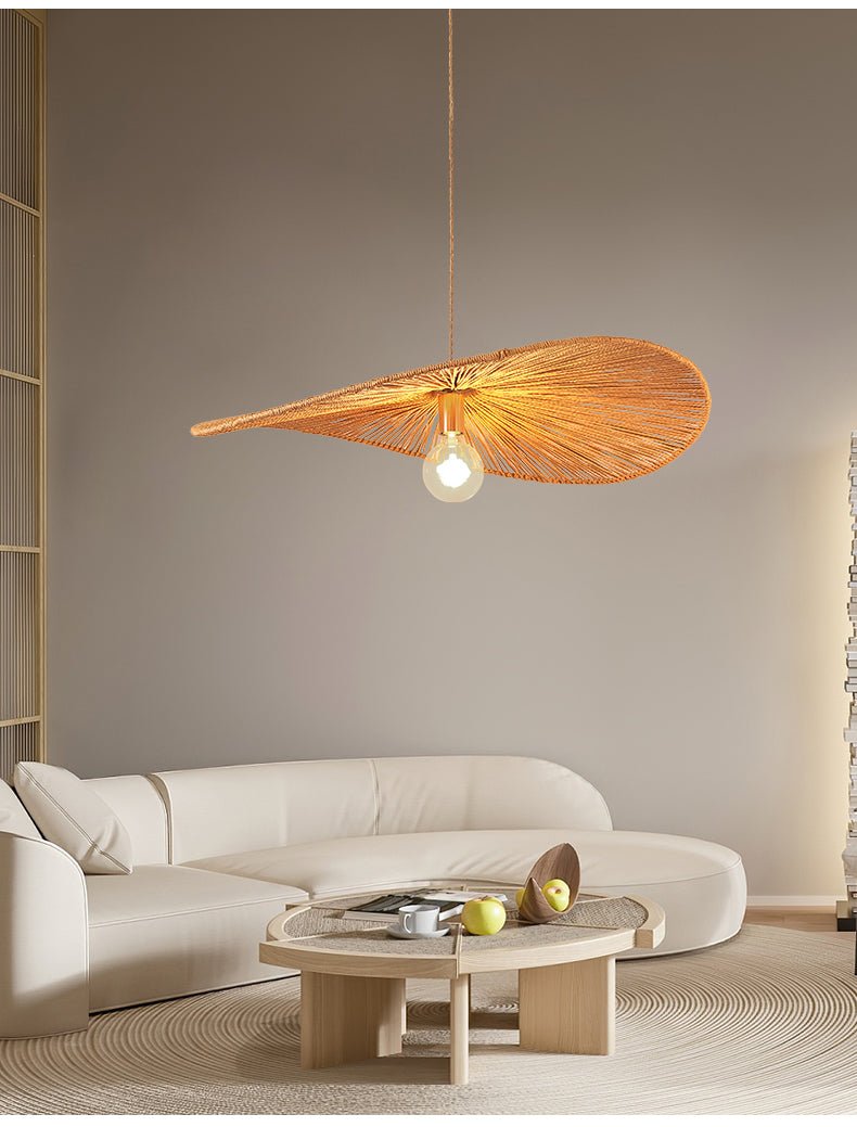 woven-leaf-pendant-light-anzaz-Nature Rattan-3