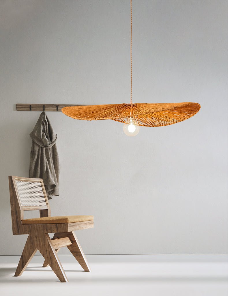 woven-leaf-pendant-light-anzaz-Nature Rattan-2