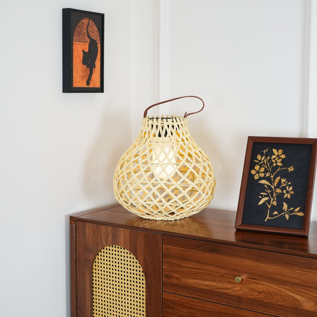 woven-sphere-solar-lantern-outdoor-lamp-anzaz-Model B: Solar-Powered Version-2