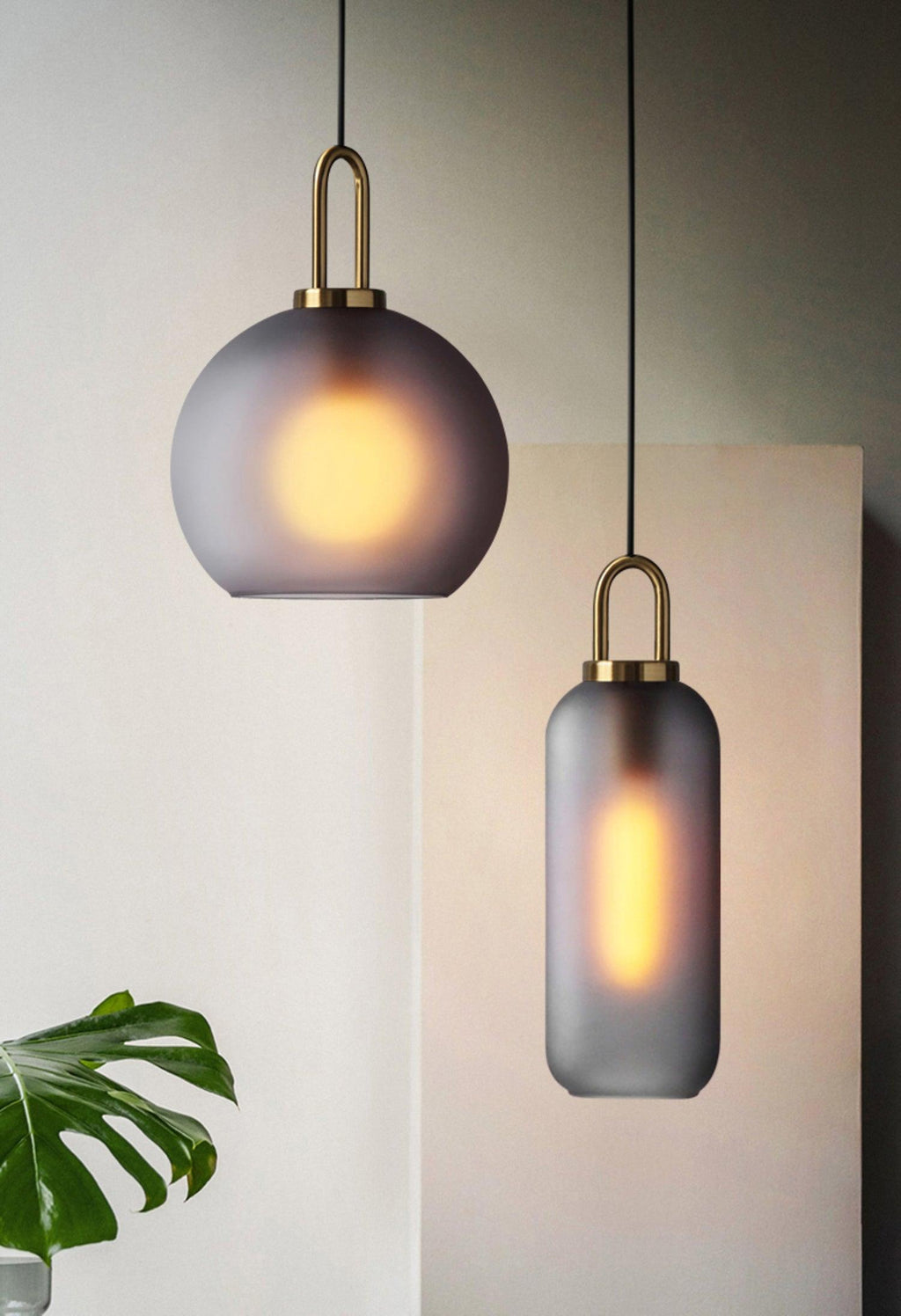 glass-pendant-swag-light-anzaz-Transparent glass-7