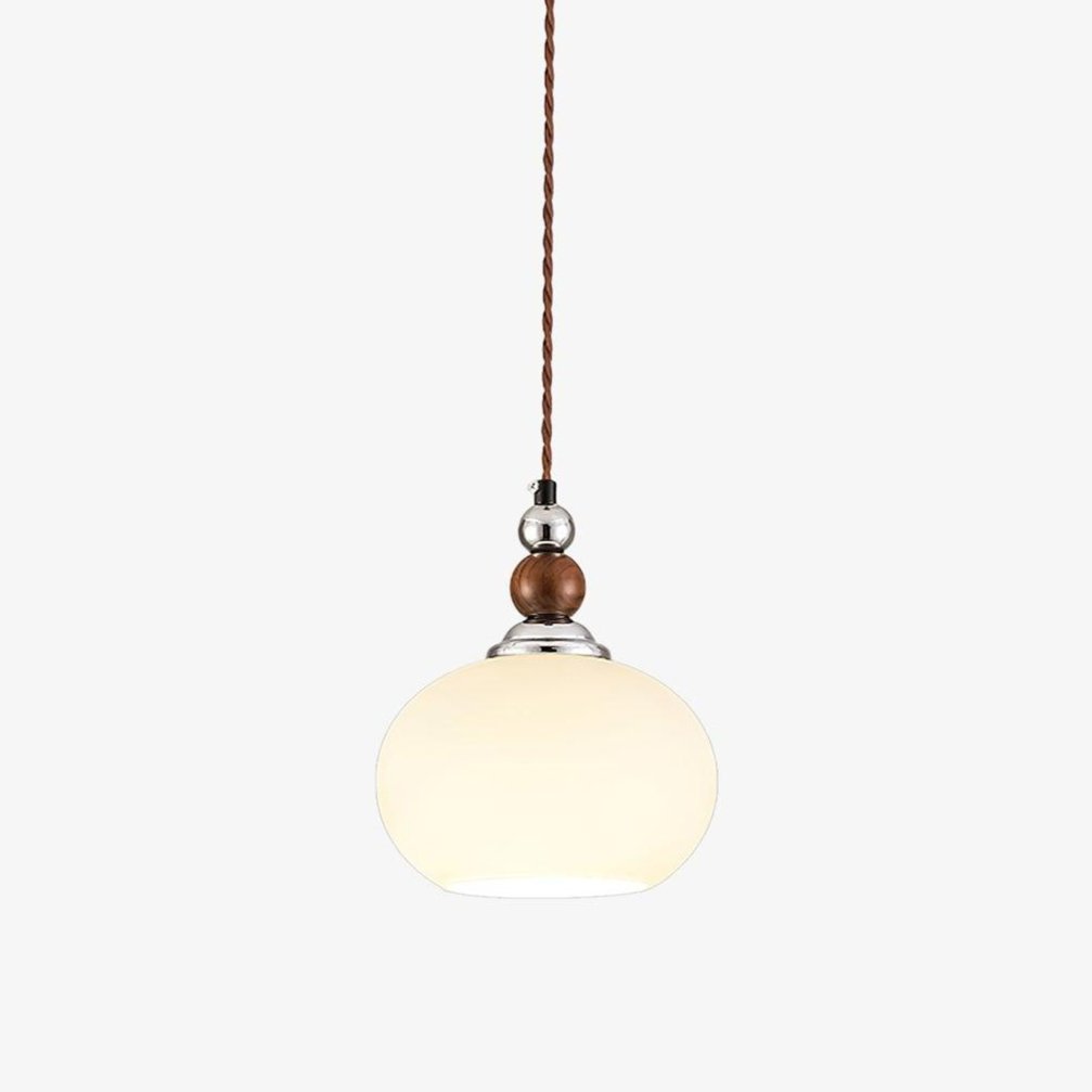 yisi-po-pendant-lamp-anzaz-Walnut color & Chrome-1